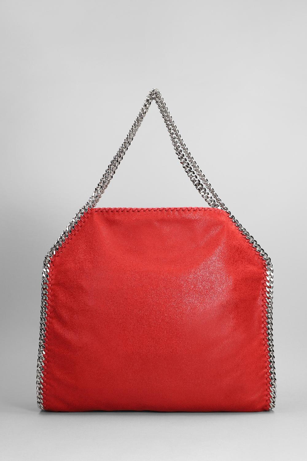 Deliberti Stella McCartney Tote Falabella In Poliestere Rosso Cod. 372520 - Deliberti The Luxury Shopping