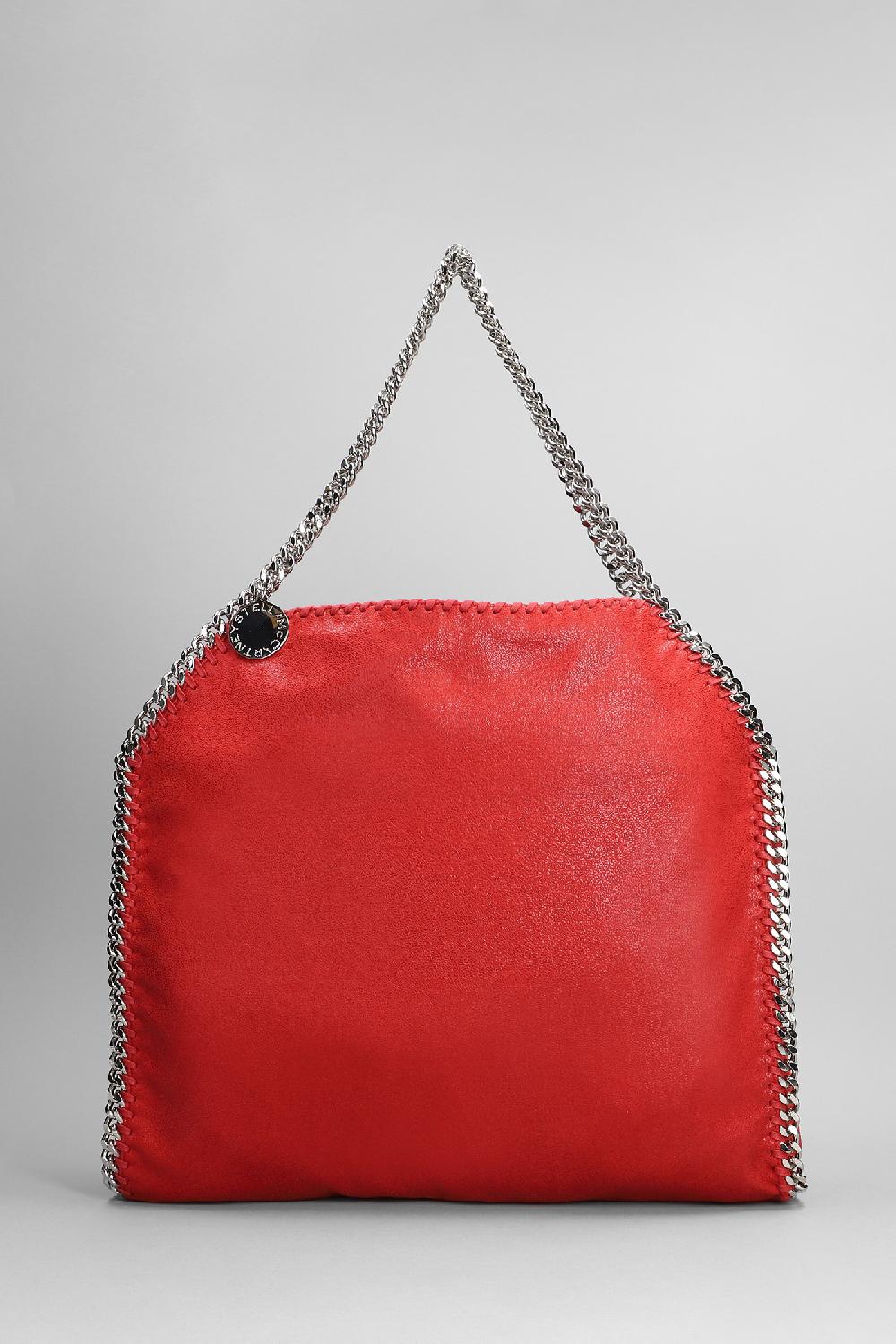 Deliberti Stella McCartney Tote falabella in poliestere rosso cod. 372520 - Deliberti The Luxury Shopping
