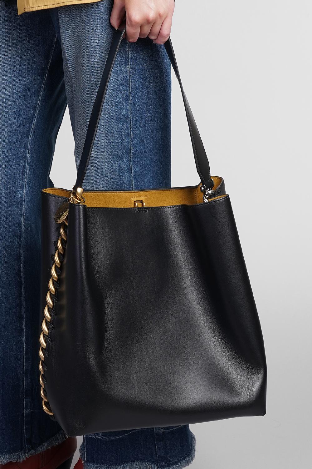 Deliberti Stella McCartney Tote Frayme In Poliestere Nero Cod. 348724 - Deliberti The Luxury Shopping