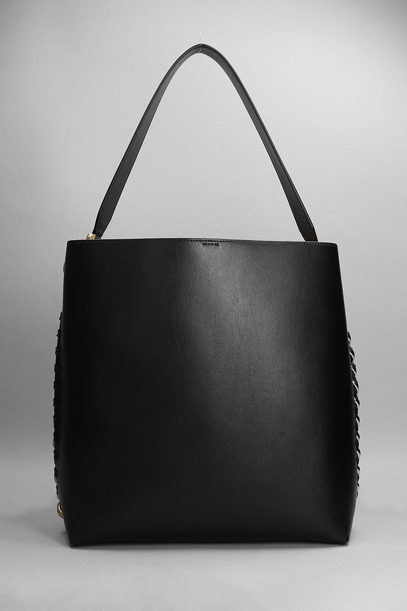 Deliberti Stella McCartney Tote frayme in poliestere nero cod. 348724 - Deliberti The Luxury Shopping
