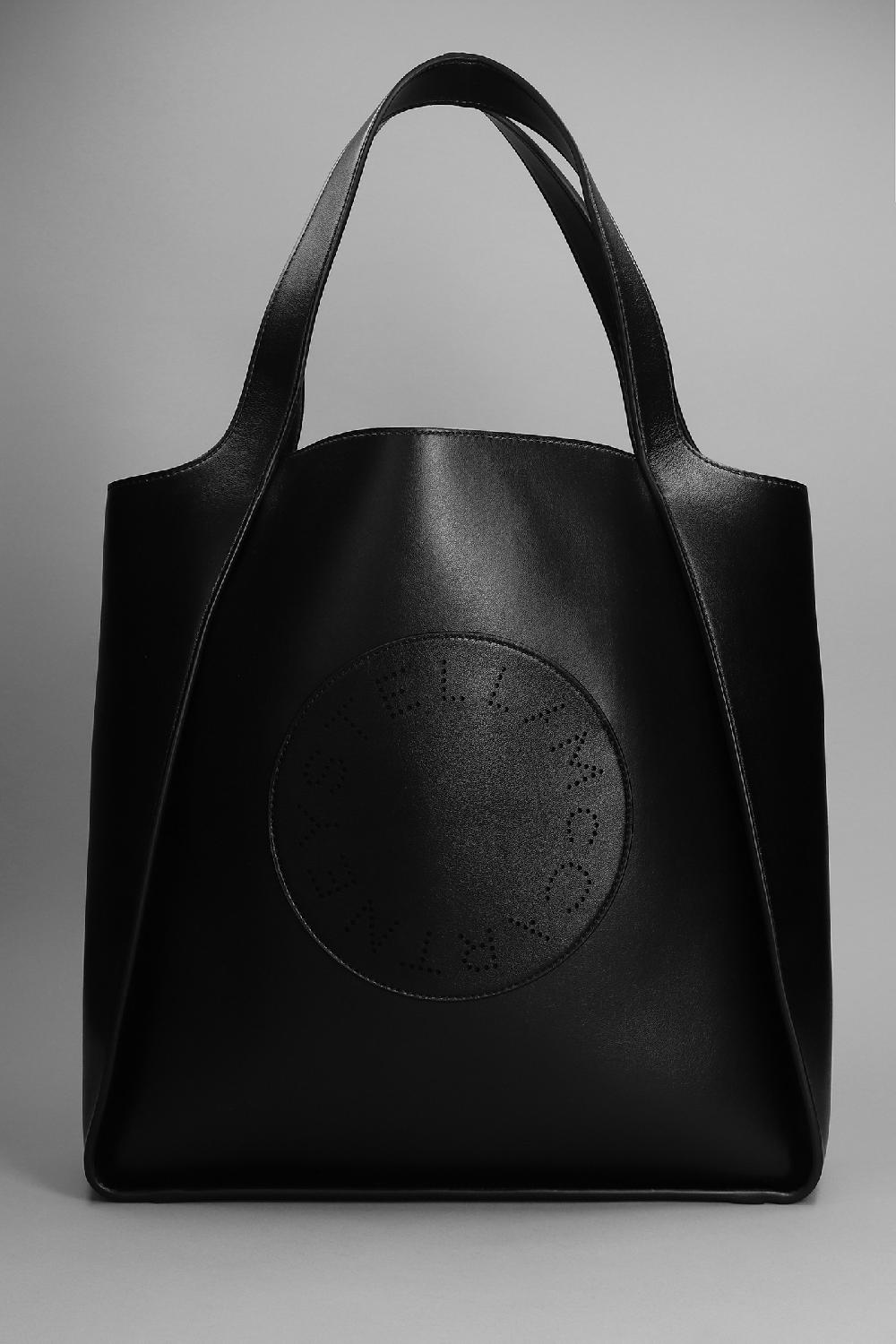 Deliberti Stella McCartney Tote in poliestere nero cod. 367092 - Deliberti The Luxury Shopping