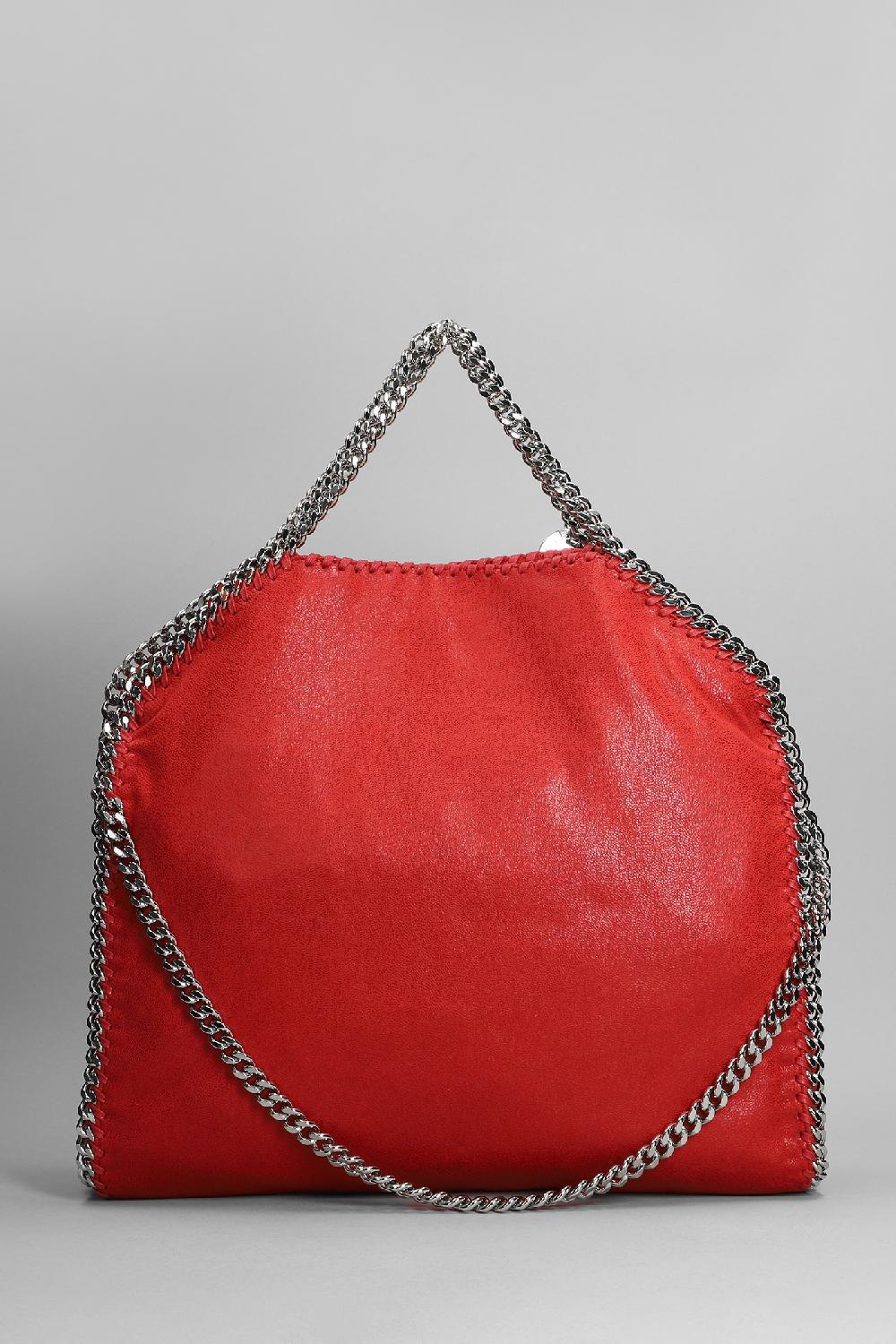 Deliberti Stella McCartney Tote in poliestere rosso cod. 365866 - Deliberti The Luxury Shopping