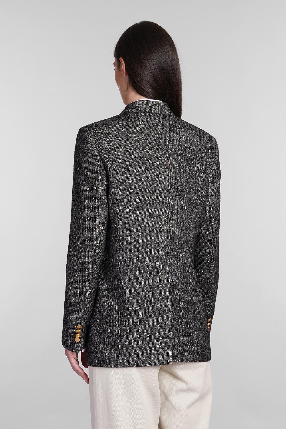 Deliberti Tagliatore 0205 Blazer J Jasmine10b In Lana Nera Cod. 404368 - Deliberti The Luxury Shopping