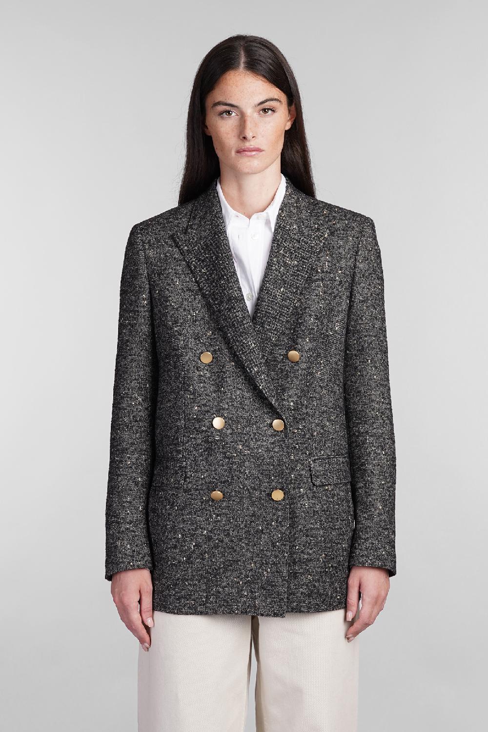 Deliberti Tagliatore 0205 Blazer j jasmine10b in lana nera cod. 404368 - Deliberti The Luxury Shopping
