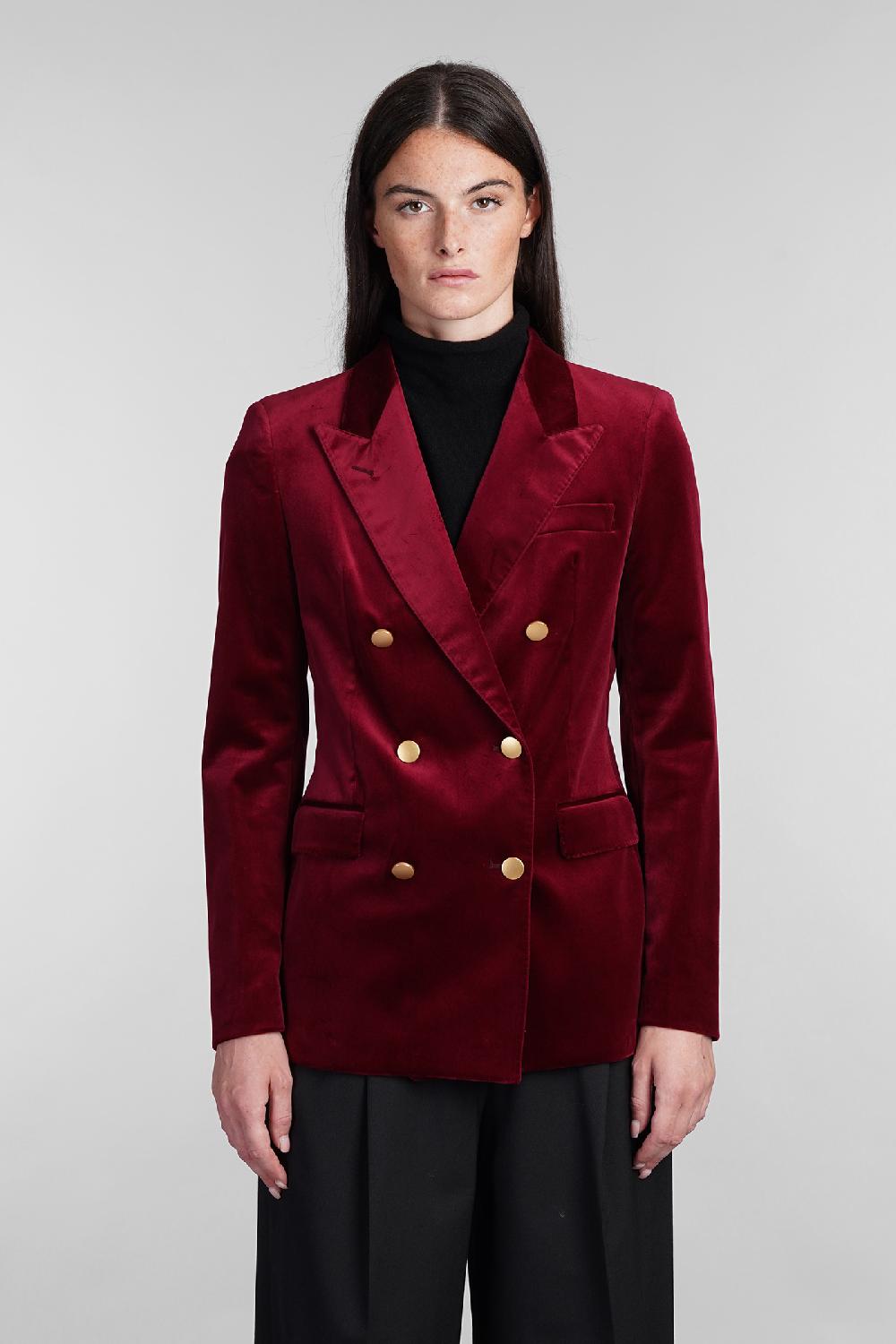 Deliberti Tagliatore 0205 Blazer j parigi10b in cotone bordeaux cod. 404369 - Deliberti The Luxury Shopping
