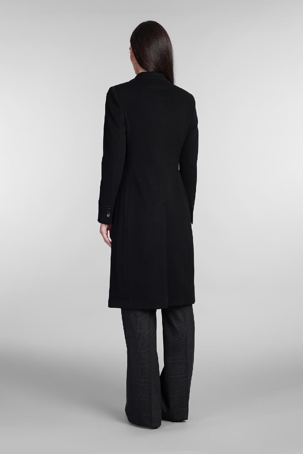 Deliberti Tagliatore 0205 Cappotto C Zeudi In Lana Nera Cod. 404367 - Deliberti The Luxury Shopping