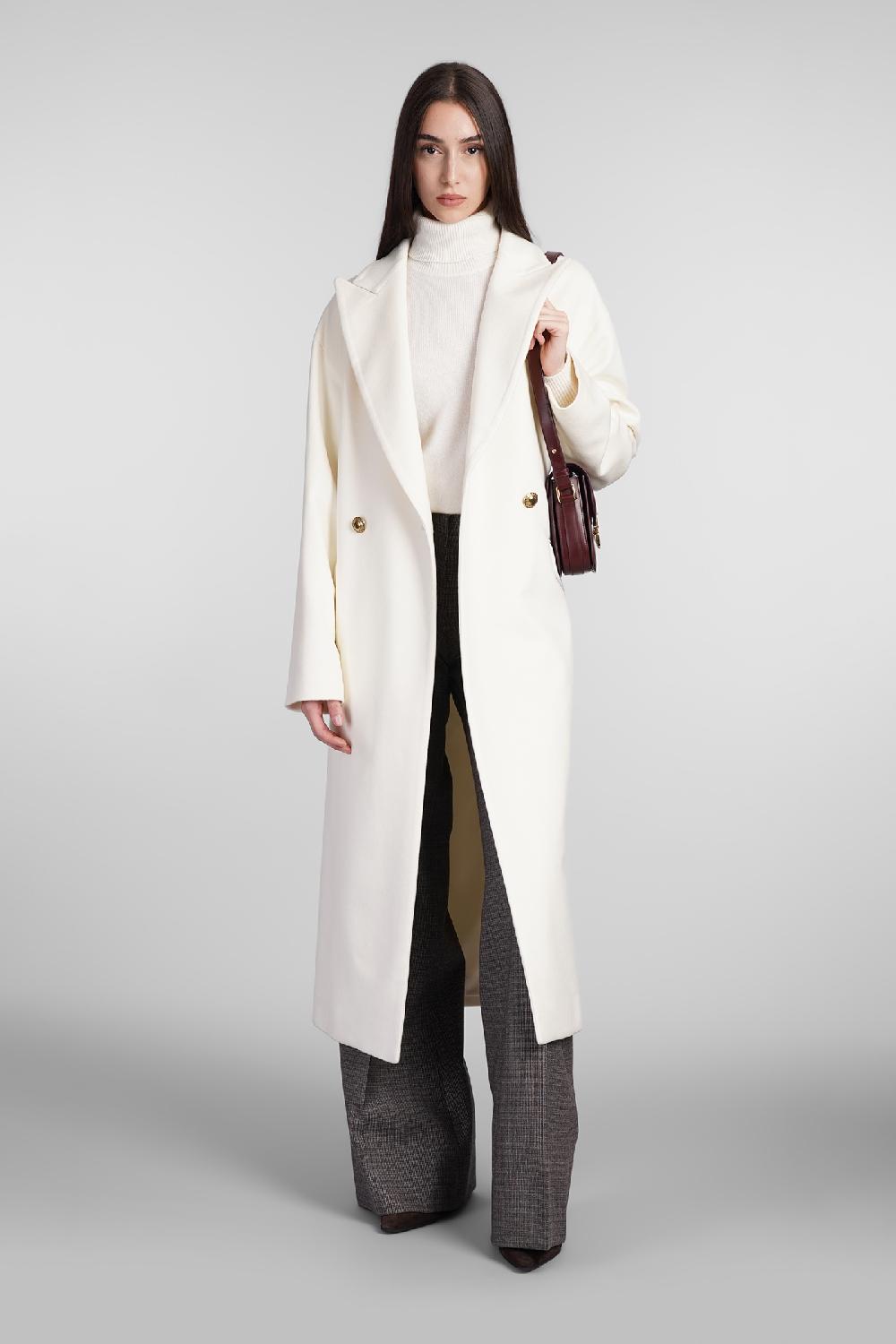 Deliberti Tagliatore 0205 Cappotto In Lana Beige Cod. 407268 - Deliberti The Luxury Shopping