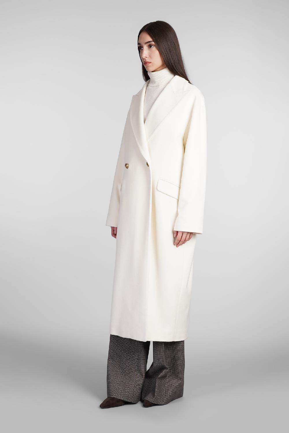 Deliberti Tagliatore 0205 Cappotto In Lana Beige Cod. 407268 - Deliberti The Luxury Shopping