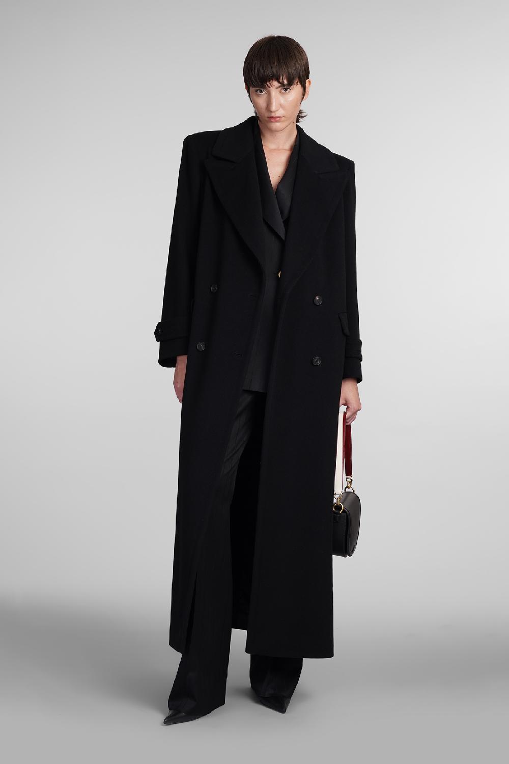 Deliberti Tagliatore 0205 Cappotto Julia In Lana Nera Cod. 408876 - Deliberti The Luxury Shopping
