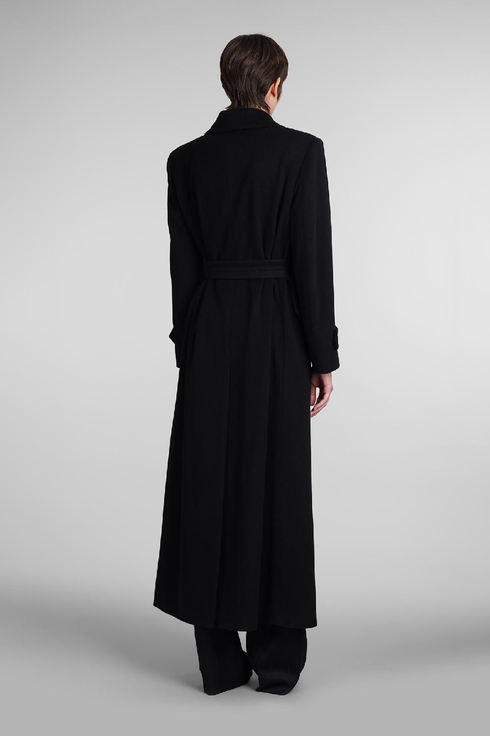 Deliberti Tagliatore 0205 Cappotto Julia In Lana Nera Cod. 408876 - Deliberti The Luxury Shopping