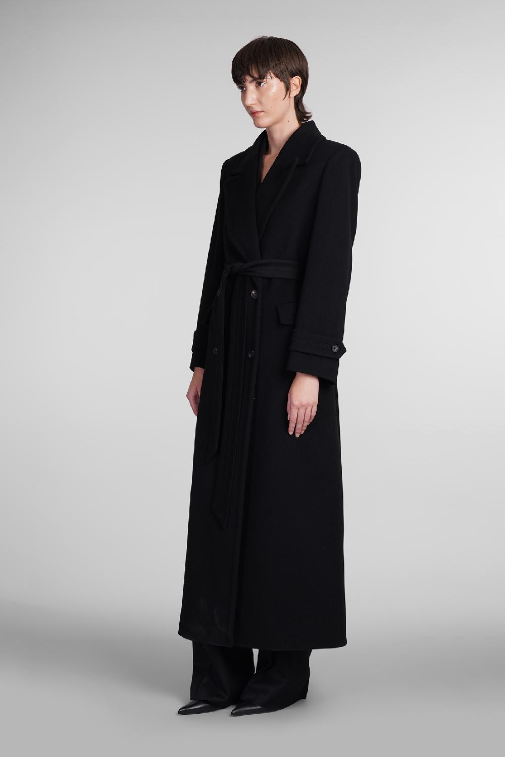 Deliberti Tagliatore 0205 Cappotto Julia In Lana Nera Cod. 408876 - Deliberti The Luxury Shopping