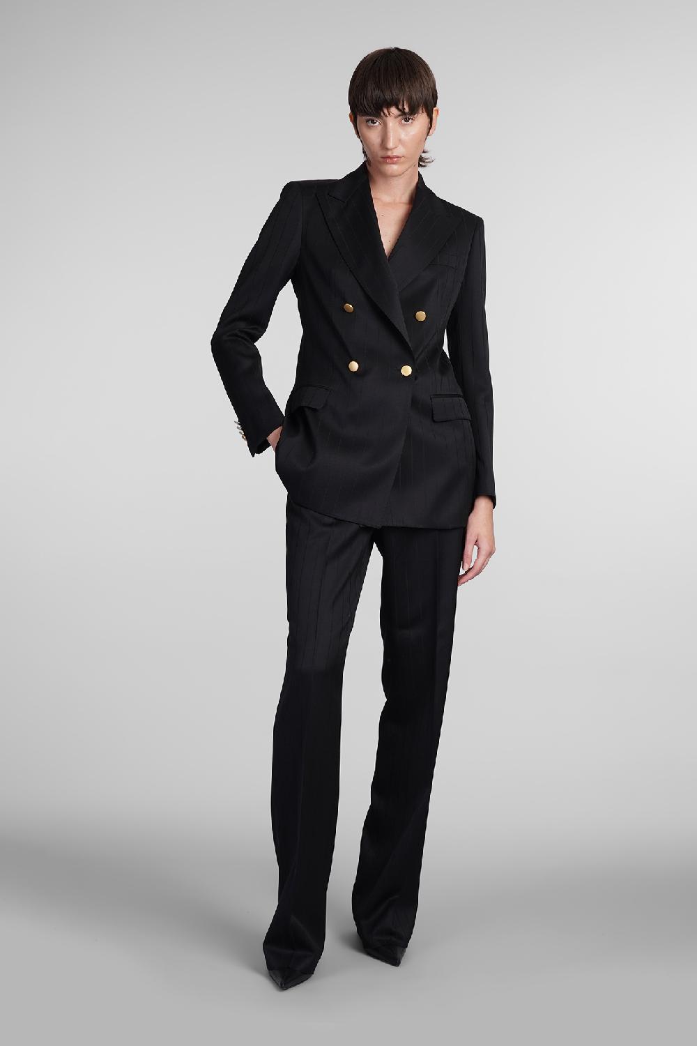 Deliberti Tagliatore 0205 In Lana Nera Cod. 408875 - Deliberti The Luxury Shopping