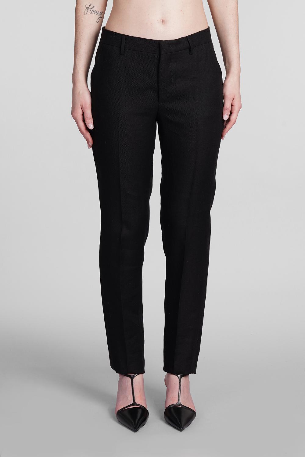 Deliberti Tagliatore 0205 T-coral In Lino Nero Cod. 398093 - Deliberti The Luxury Shopping