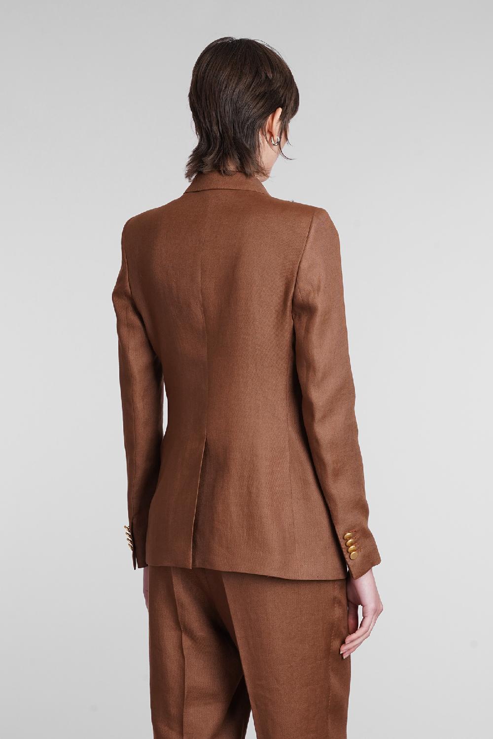 Deliberti Tagliatore 0205 T-parigi In Lino Marrone Cod. 395538 - Deliberti The Luxury Shopping