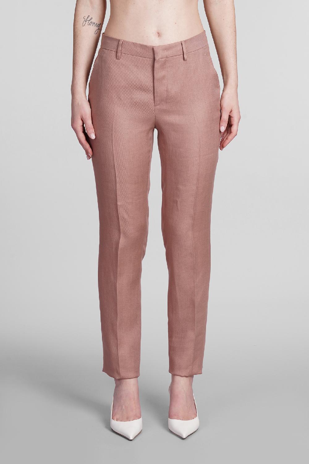 Deliberti Tagliatore 0205 T-parigi In Lino Rosa Cod. 397115 - Deliberti The Luxury Shopping