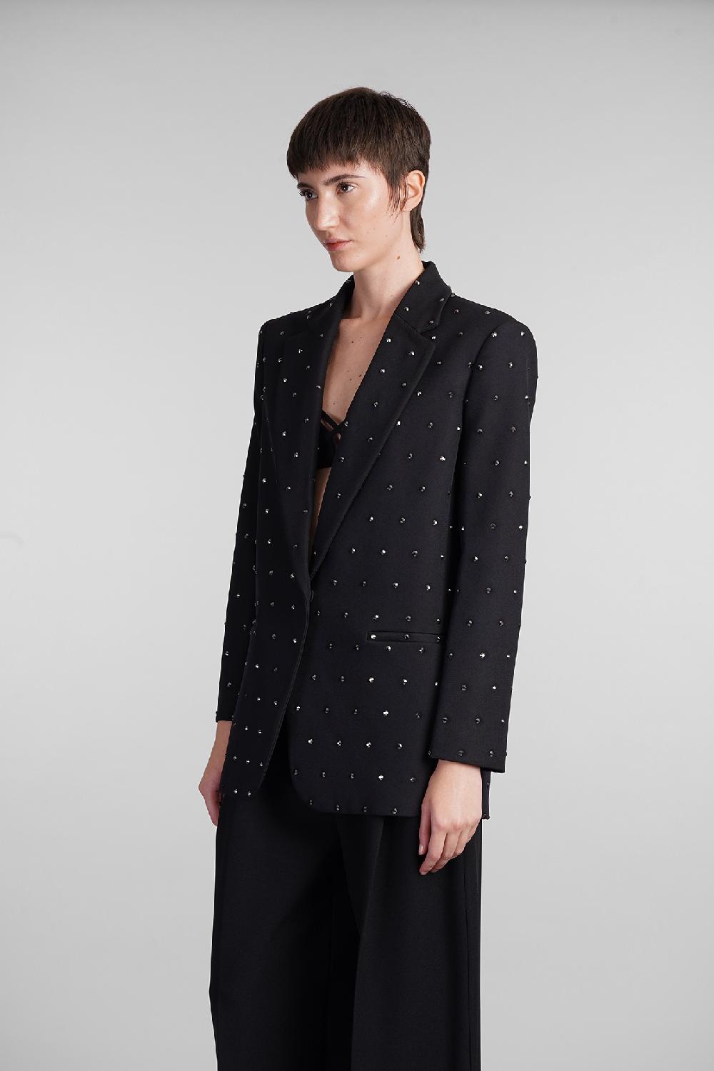 Deliberti The Andamane Blazer Guia Crystal In Poliestere Nero Cod. 408913 - Deliberti The Luxury Shopping