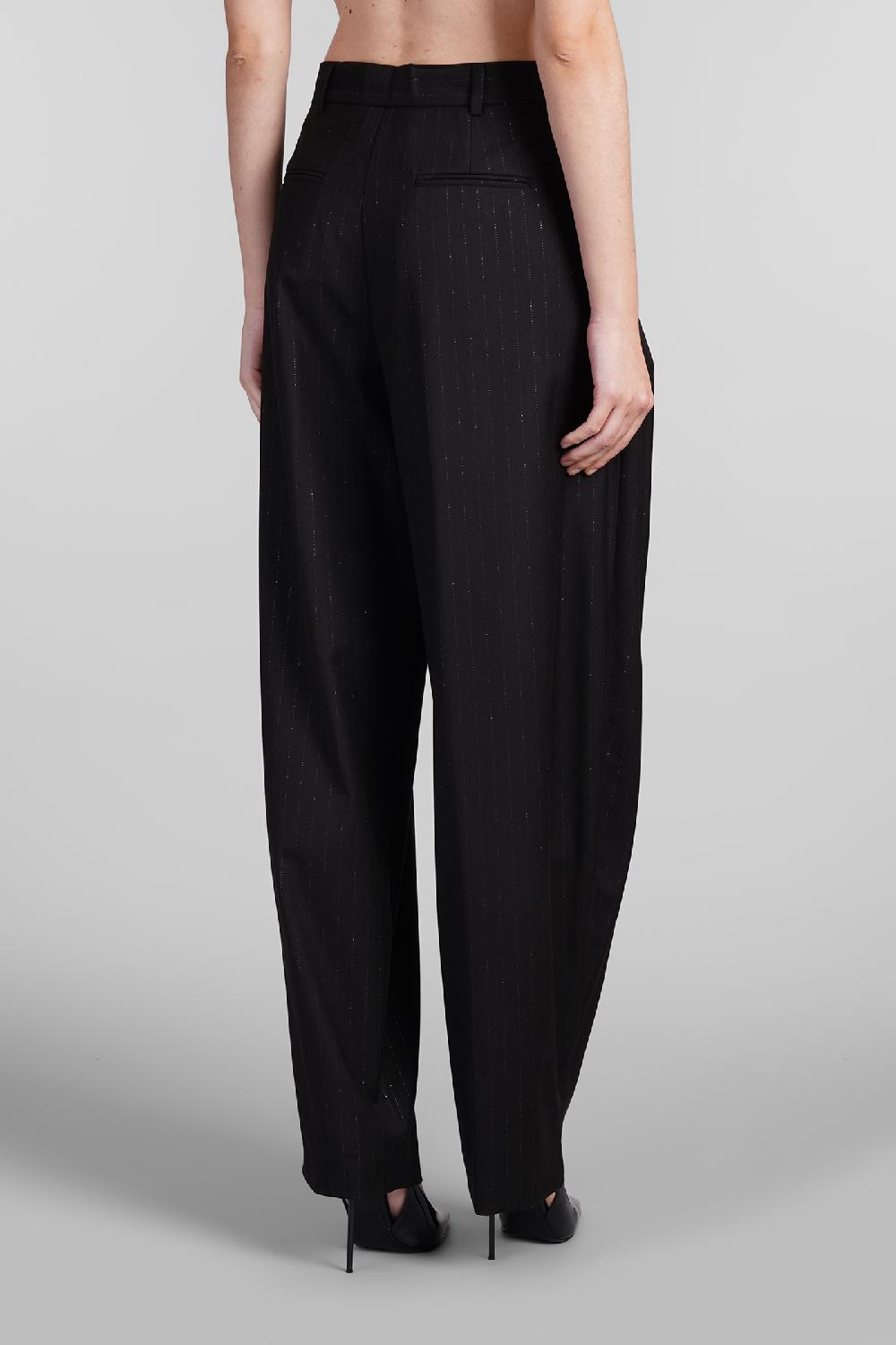 Deliberti The Andamane Pantalone Tracy In Poliestere Nero Cod. 408216 - Deliberti The Luxury Shopping