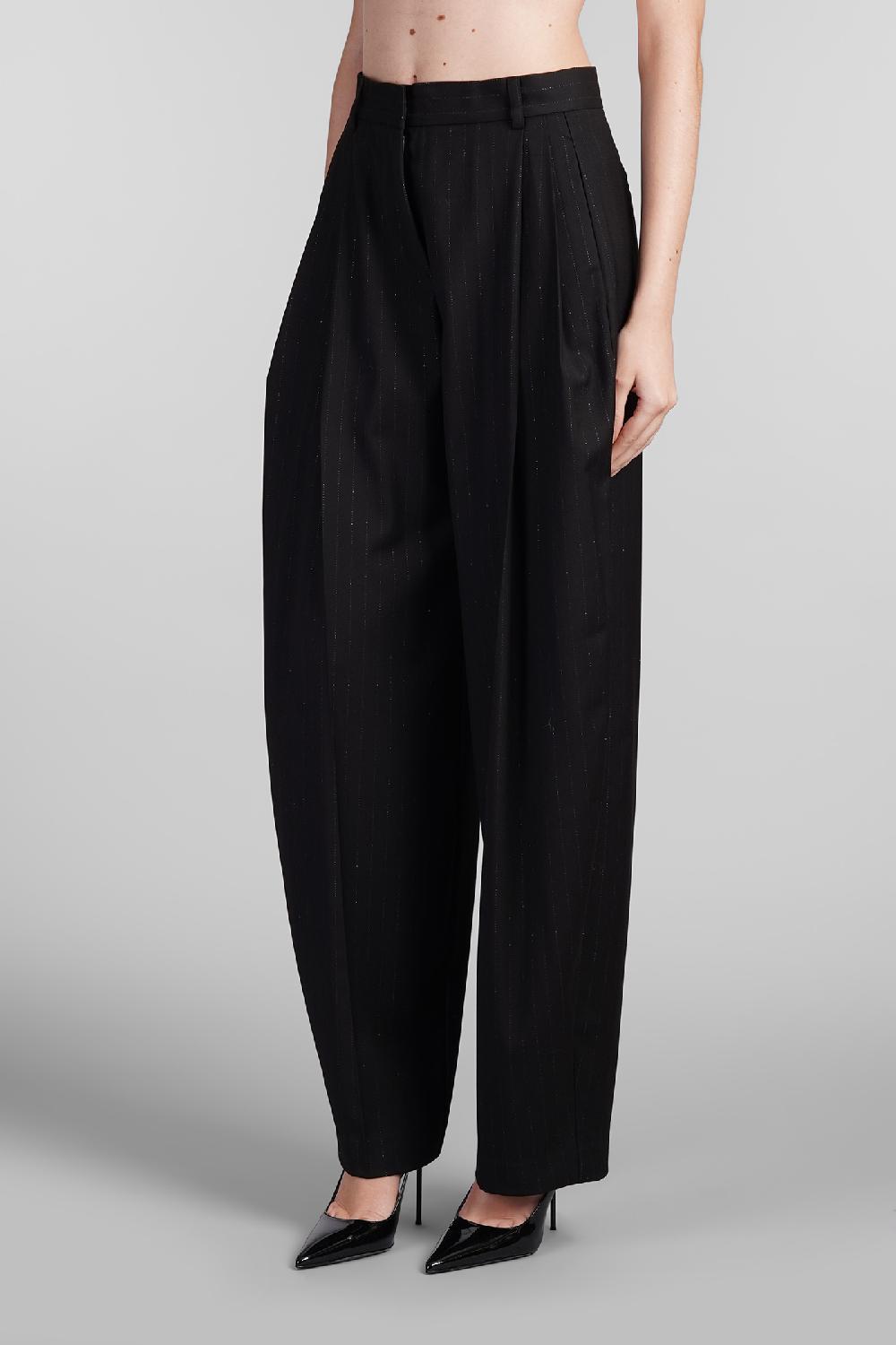 Deliberti The Andamane Pantalone Tracy In Poliestere Nero Cod. 408216 - Deliberti The Luxury Shopping