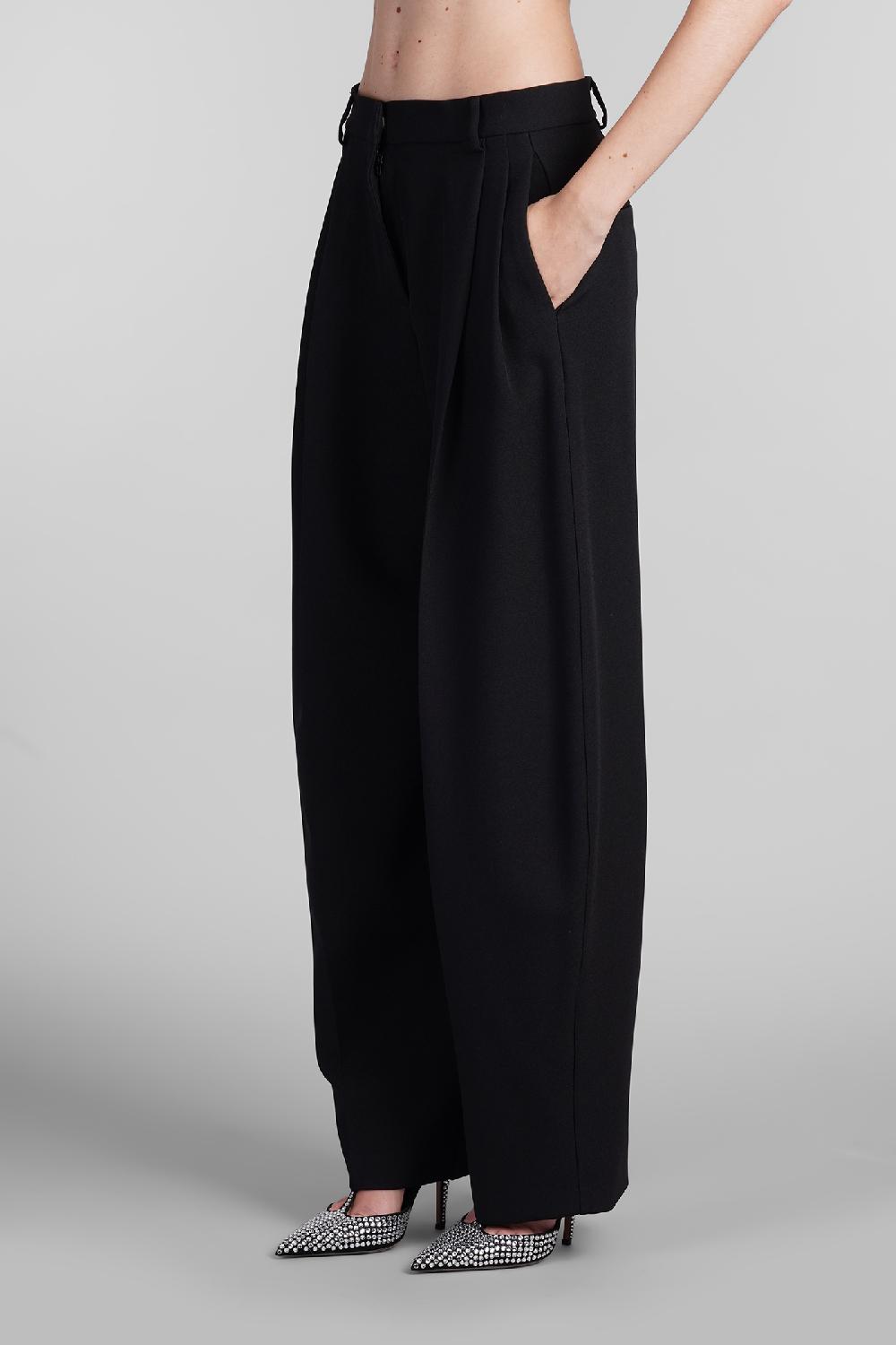 Deliberti The Andamane Pantalone Tracy In Poliestere Nero Cod. 408217 - Deliberti The Luxury Shopping