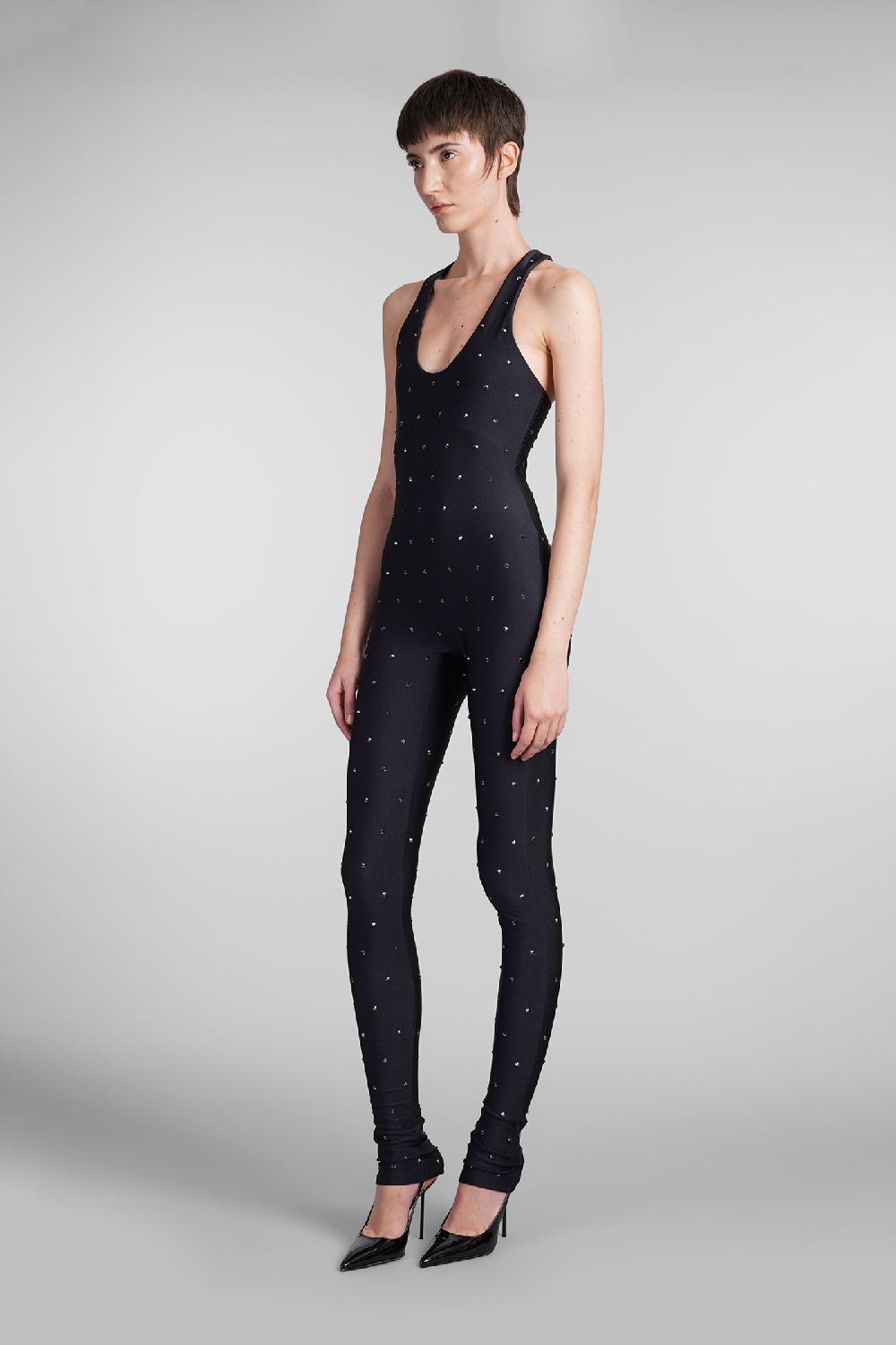 Deliberti The Andamane Tuta Tess Crystal In Poliammide Nera Cod. 408911 - Deliberti The Luxury Shopping