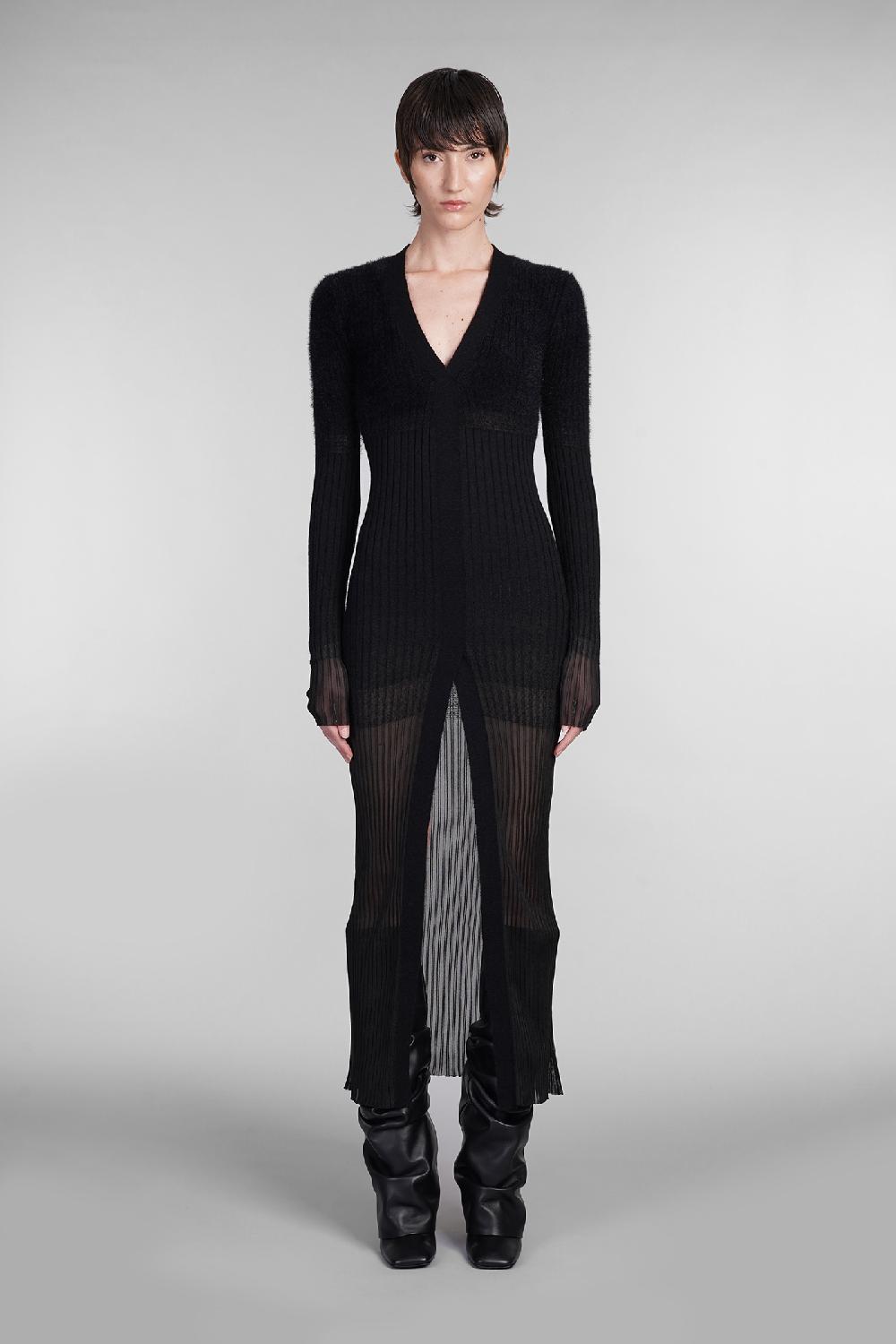 Deliberti The Attico Abito in poliammide nera cod. 402016 - Deliberti The Luxury Shopping