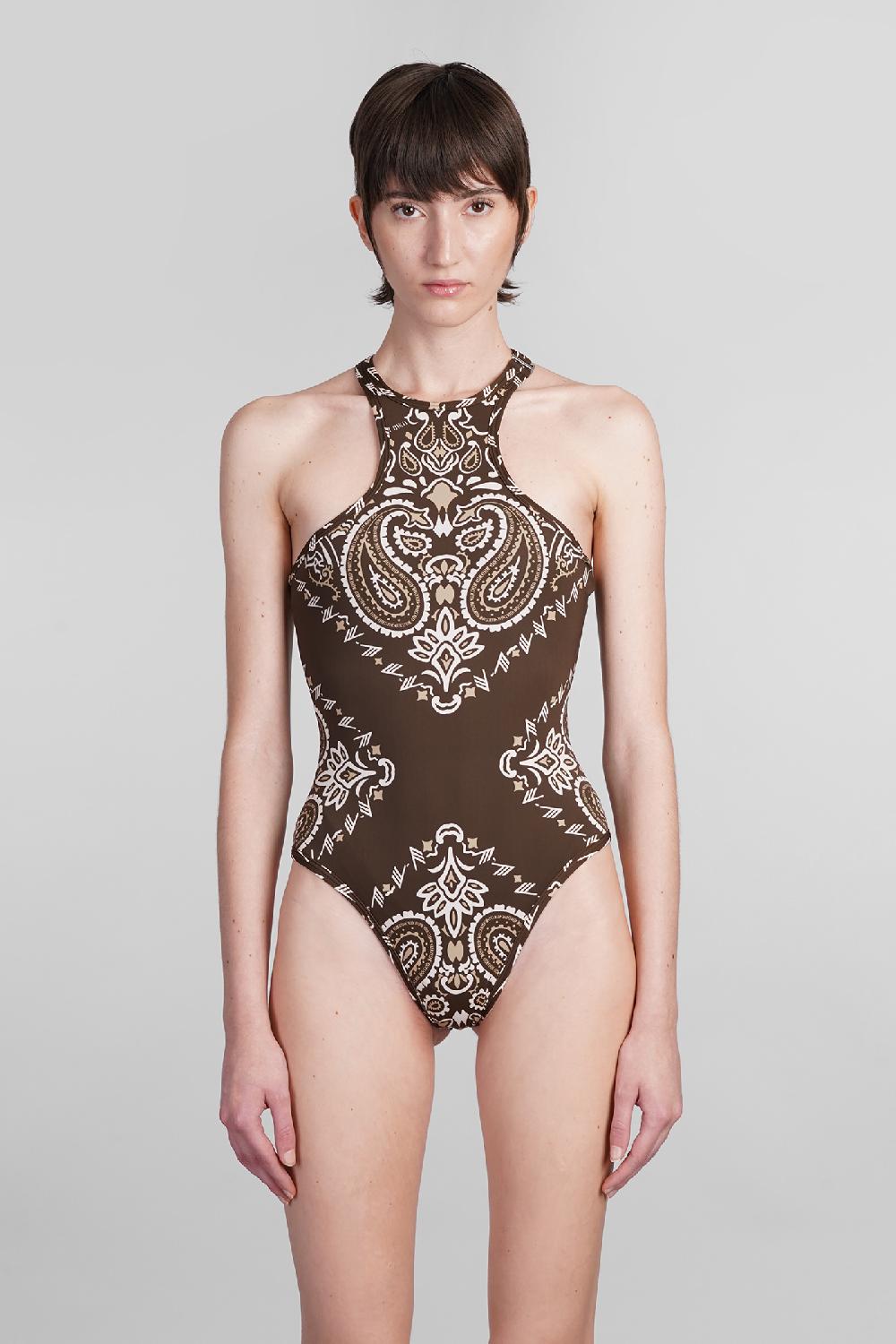 Deliberti The Attico Beachwear in poliammide marrone cod. 401886 - Deliberti The Luxury Shopping
