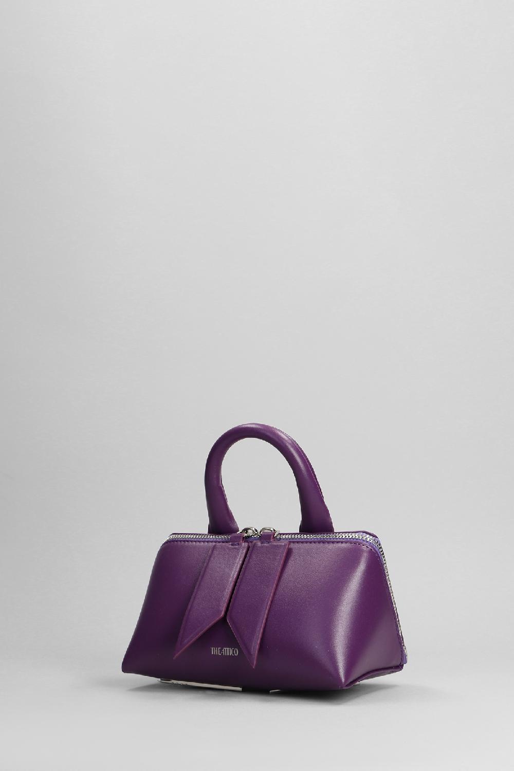 Deliberti The Attico Borsa A Spalla Friday In Pelle Viola Cod. 402009 - Deliberti The Luxury Shopping