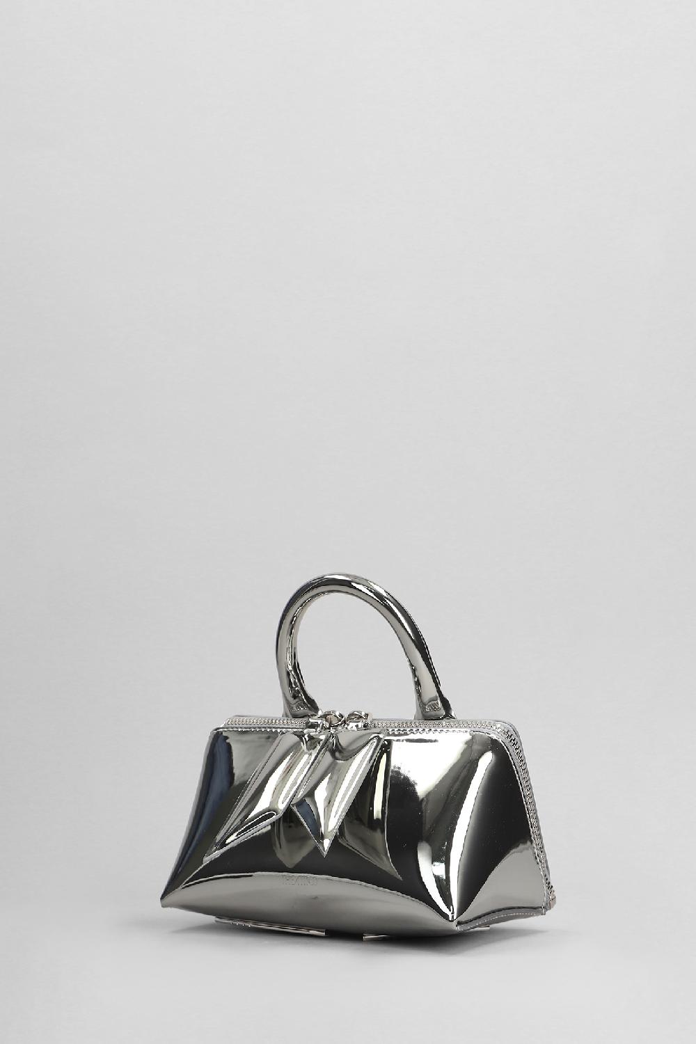 Deliberti The Attico Borsa A Spalla Friday In Poliuretano Argento Cod. 402005 - Deliberti The Luxury Shopping