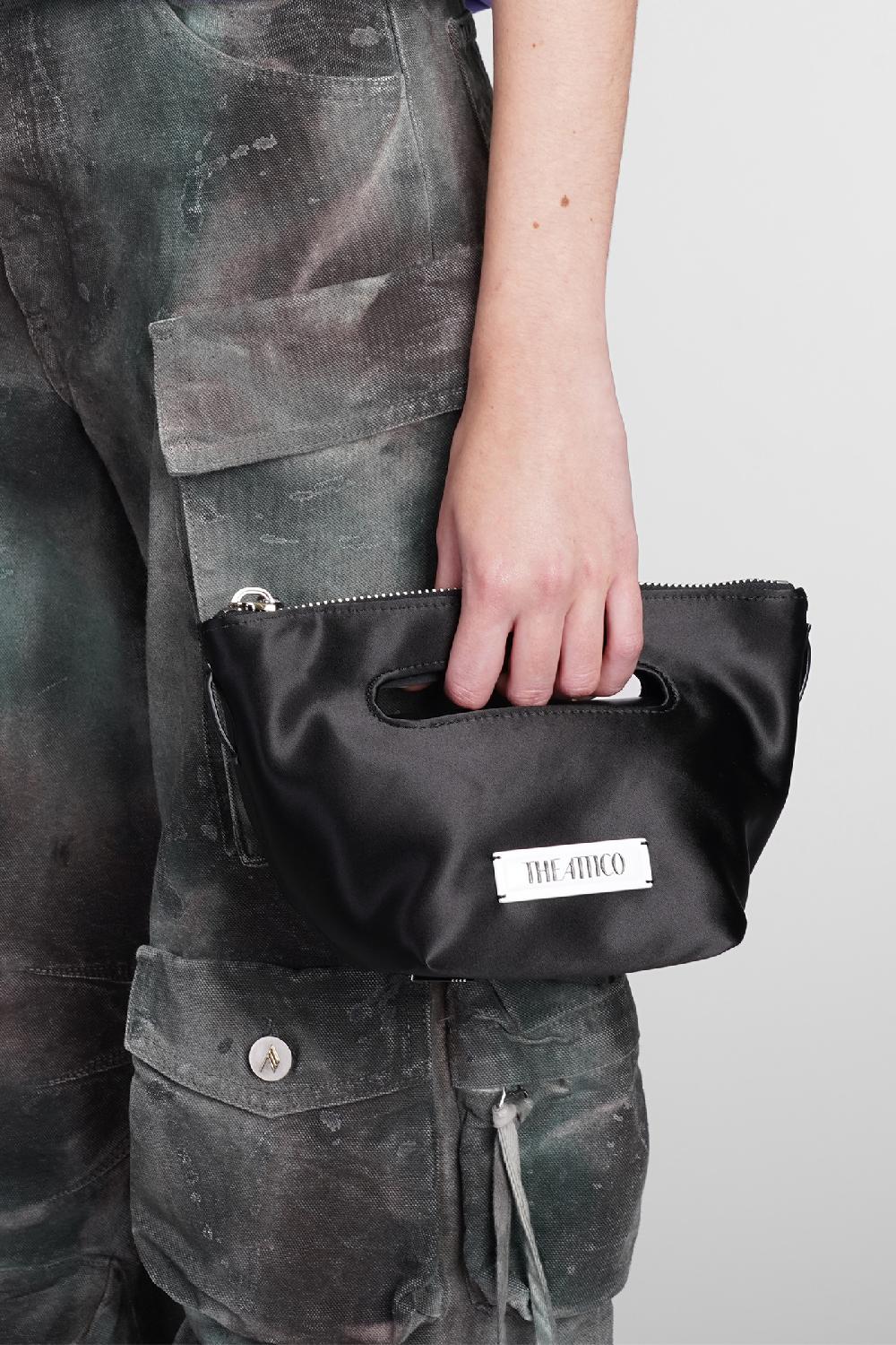 Deliberti The Attico Borsa A Spalla Via Dei Giardini 15 In Acetato Nero Cod. 392169 - Deliberti The Luxury Shopping