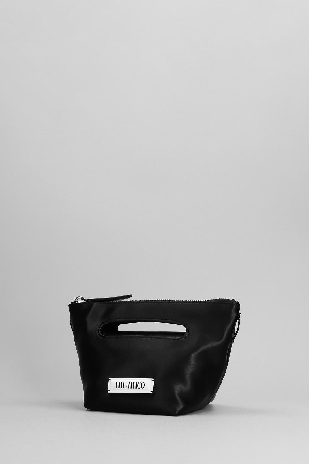 Deliberti The Attico Borsa A Spalla Via Dei Giardini 15 In Acetato Nero Cod. 392169 - Deliberti The Luxury Shopping