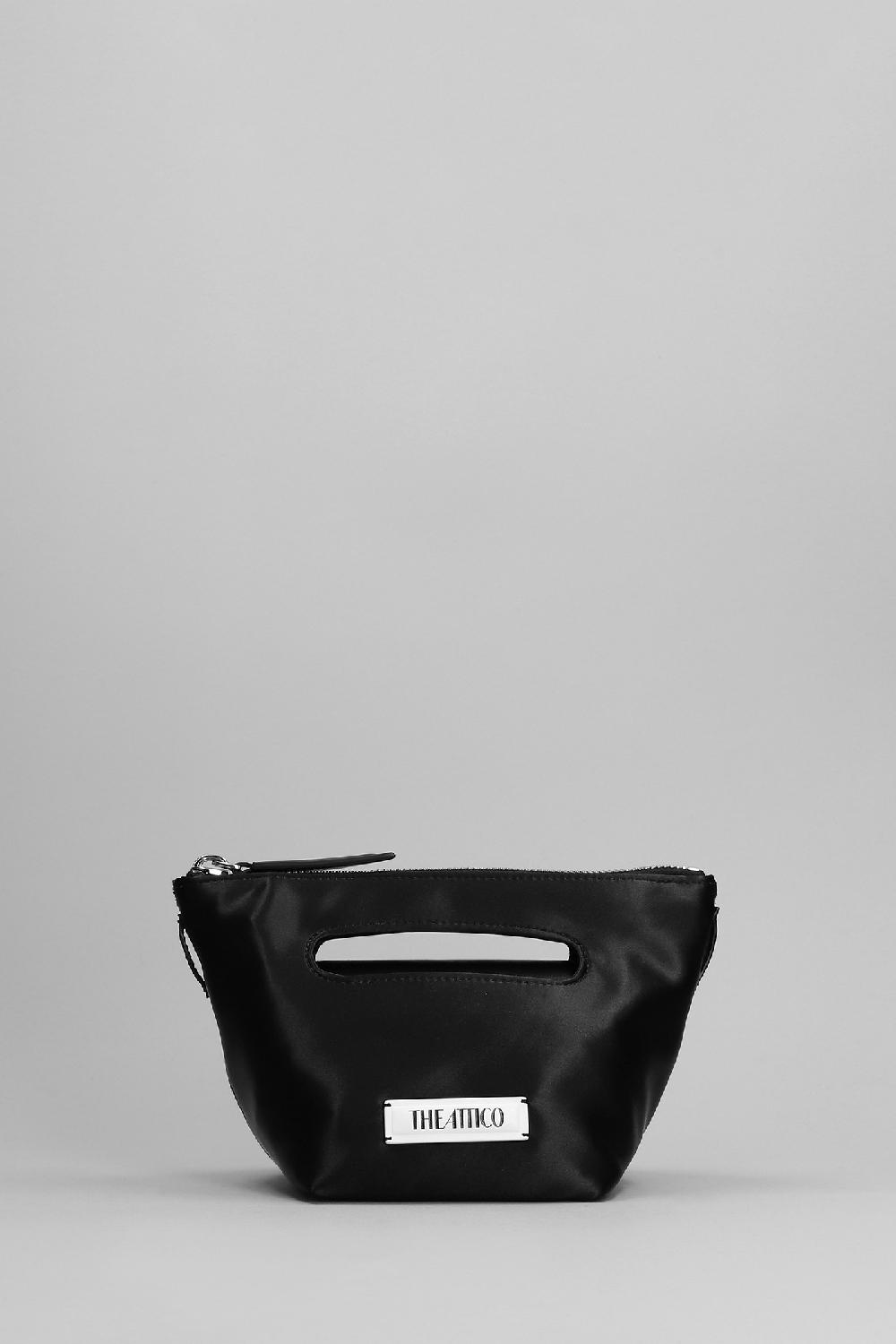 Deliberti The Attico Borsa a spalla via dei giardini 15 in acetato nero cod. 392169 - Deliberti The Luxury Shopping