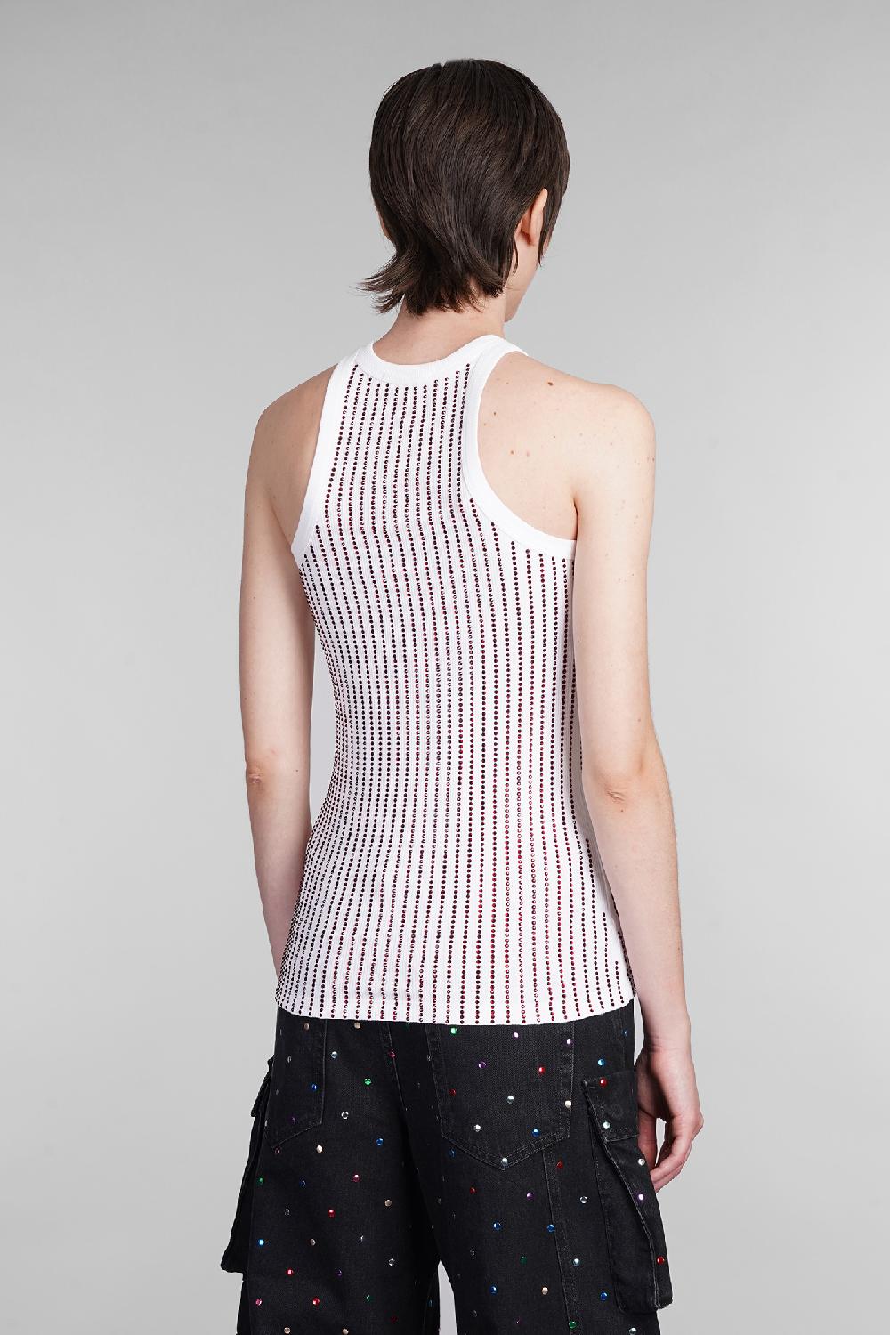 Deliberti The Attico Canotta In Cotone Bianco Cod. 402030 - Deliberti The Luxury Shopping