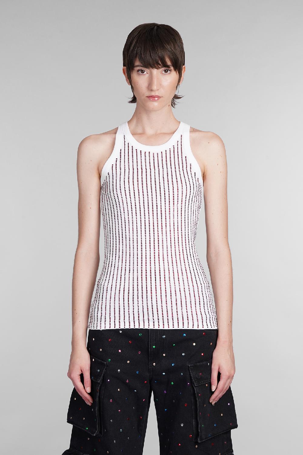 Deliberti The Attico Canotta in cotone bianco cod. 402030 - Deliberti The Luxury Shopping