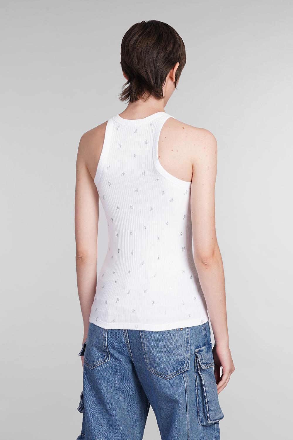 Deliberti The Attico Canotta In Cotone Bianco Cod. 402032 - Deliberti The Luxury Shopping