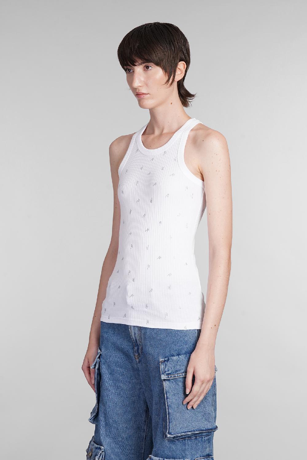 Deliberti The Attico Canotta In Cotone Bianco Cod. 402032 - Deliberti The Luxury Shopping