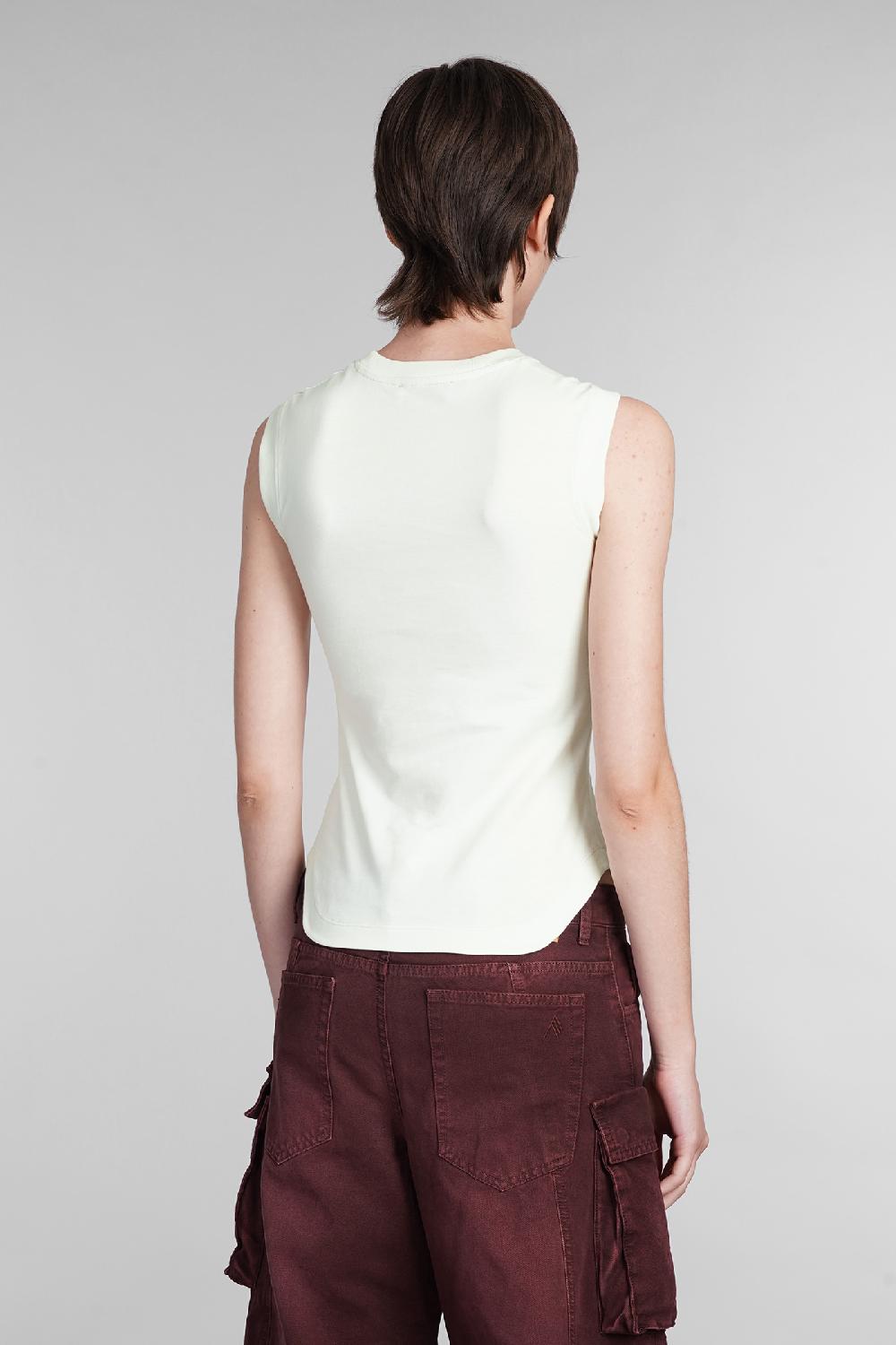 Deliberti The Attico Canotta Reese In Cotone Verde Cod. 402028 - Deliberti The Luxury Shopping