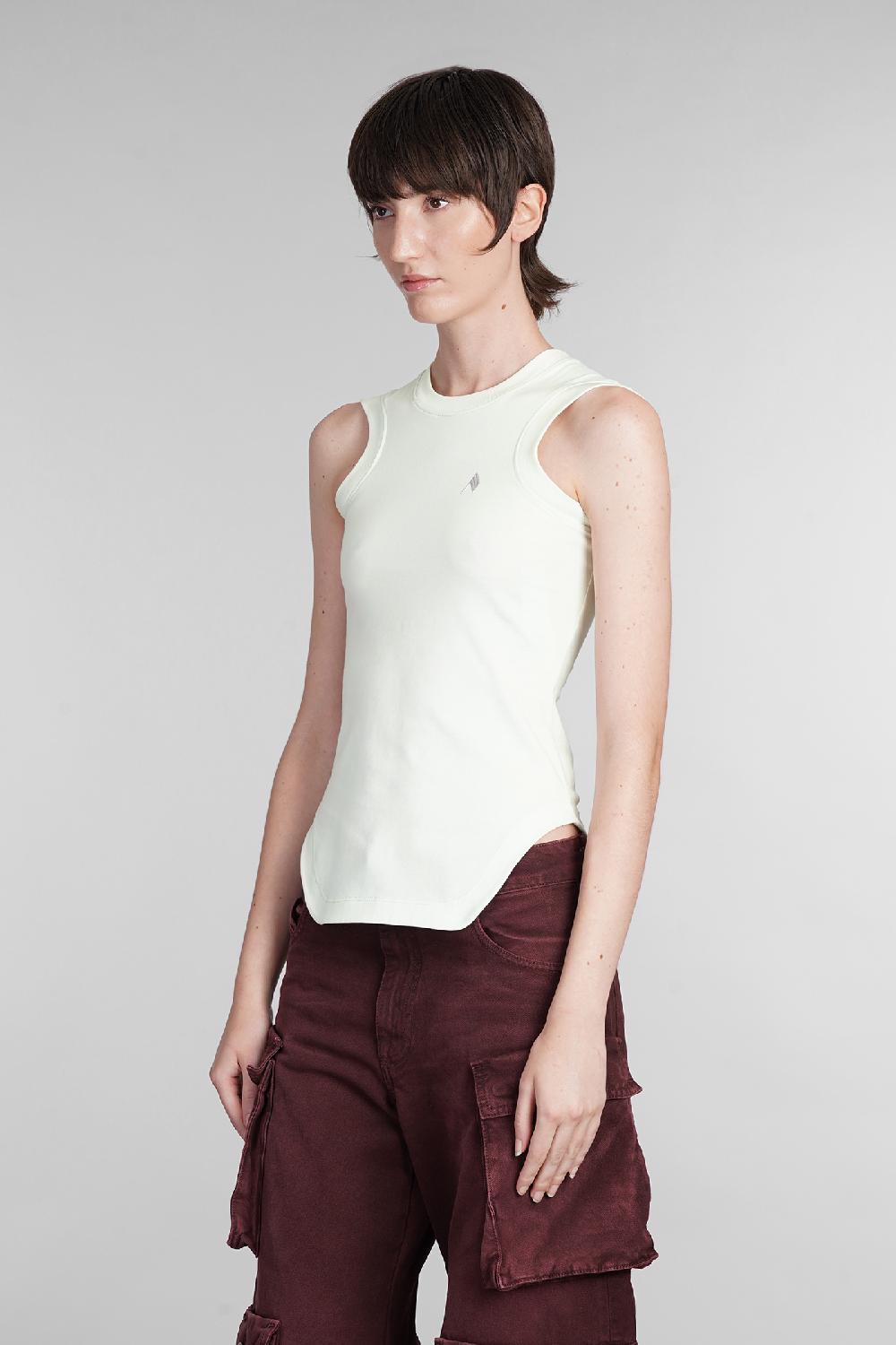 Deliberti The Attico Canotta Reese In Cotone Verde Cod. 402028 - Deliberti The Luxury Shopping