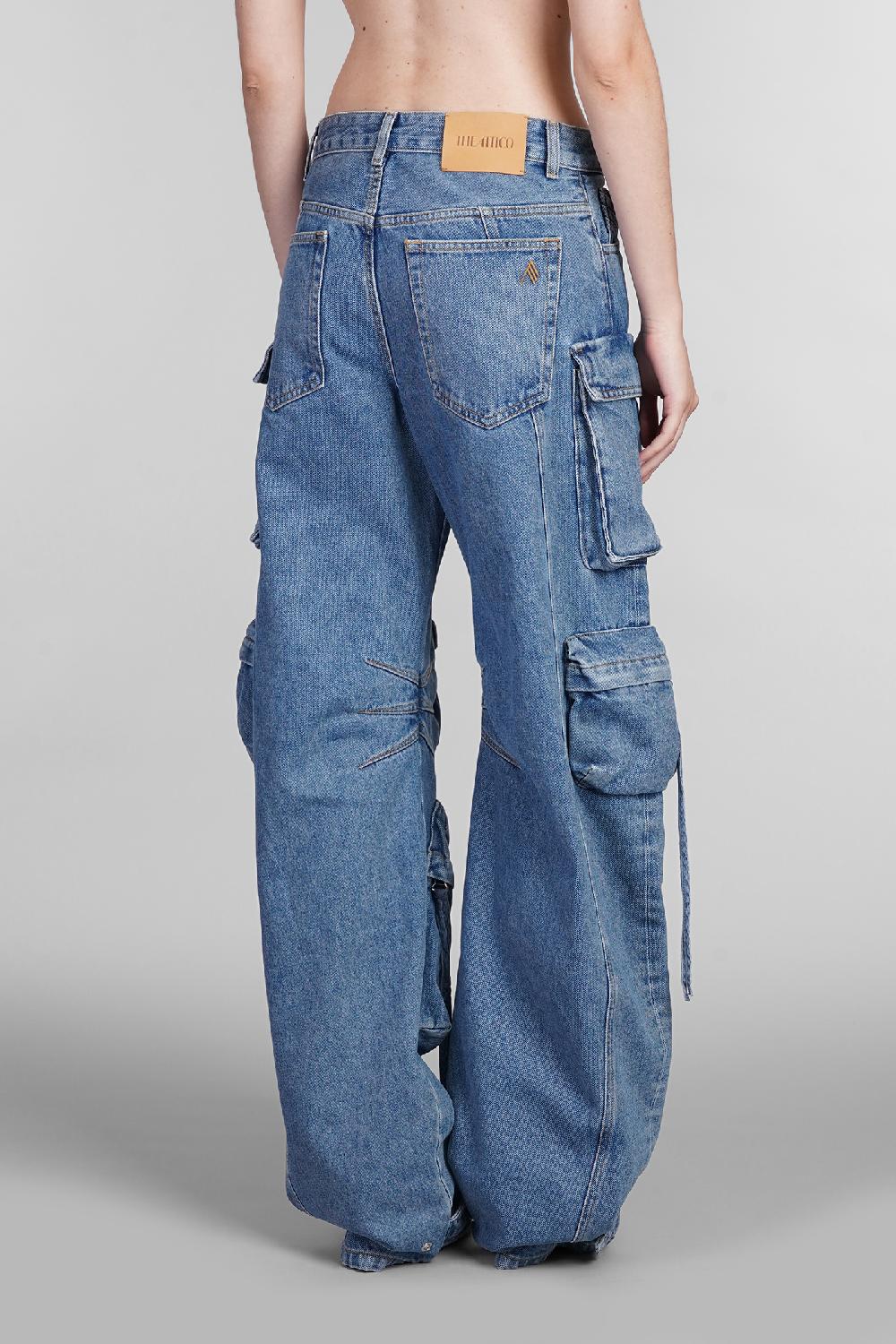 Deliberti The Attico Jeans Fern In Cotone Blu Cod. 402021 - Deliberti The Luxury Shopping