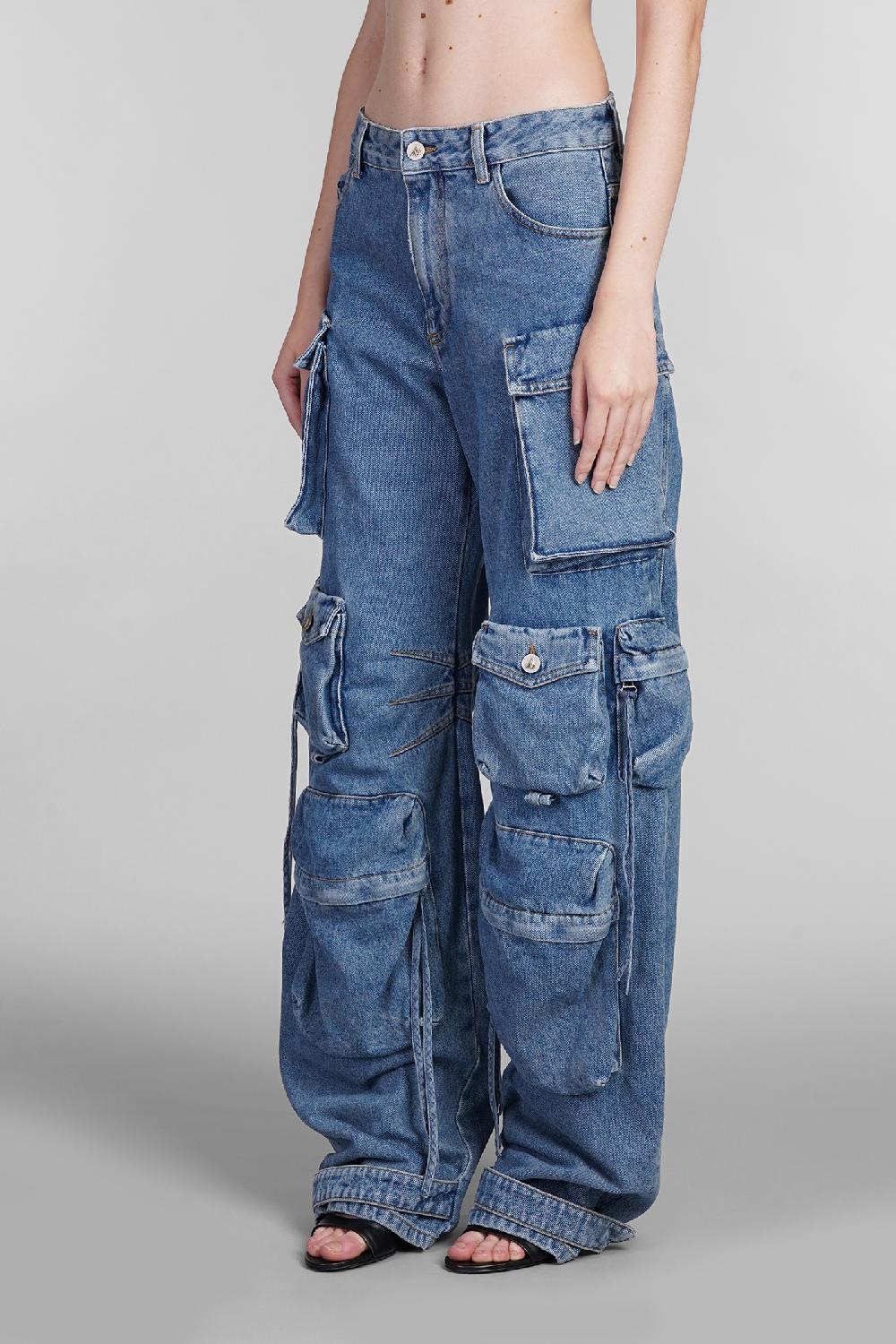 Deliberti The Attico Jeans Fern In Cotone Blu Cod. 402021 - Deliberti The Luxury Shopping