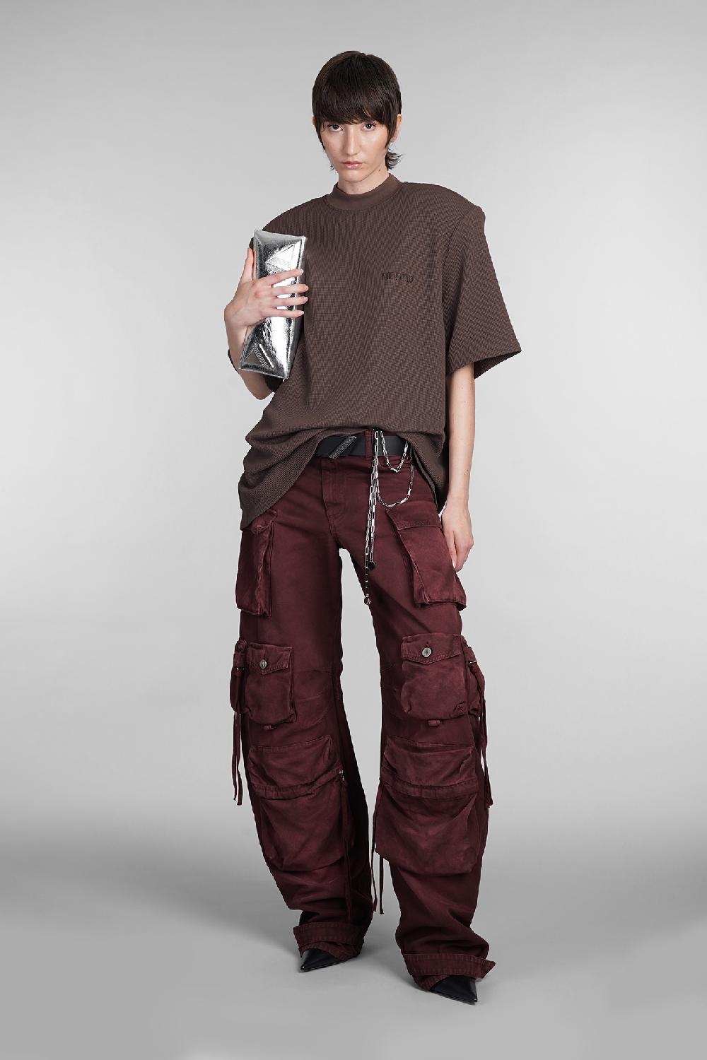 Deliberti The Attico Jeans Fern In Cotone Bordeaux Cod. 402022 - Deliberti The Luxury Shopping