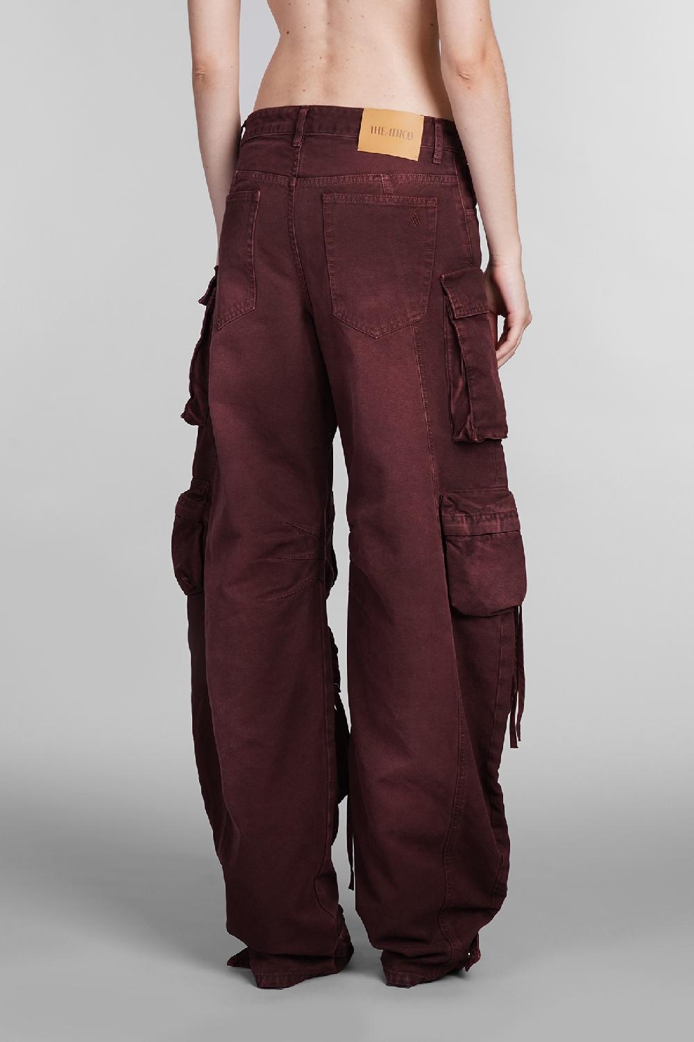Deliberti The Attico Jeans Fern In Cotone Bordeaux Cod. 402022 - Deliberti The Luxury Shopping