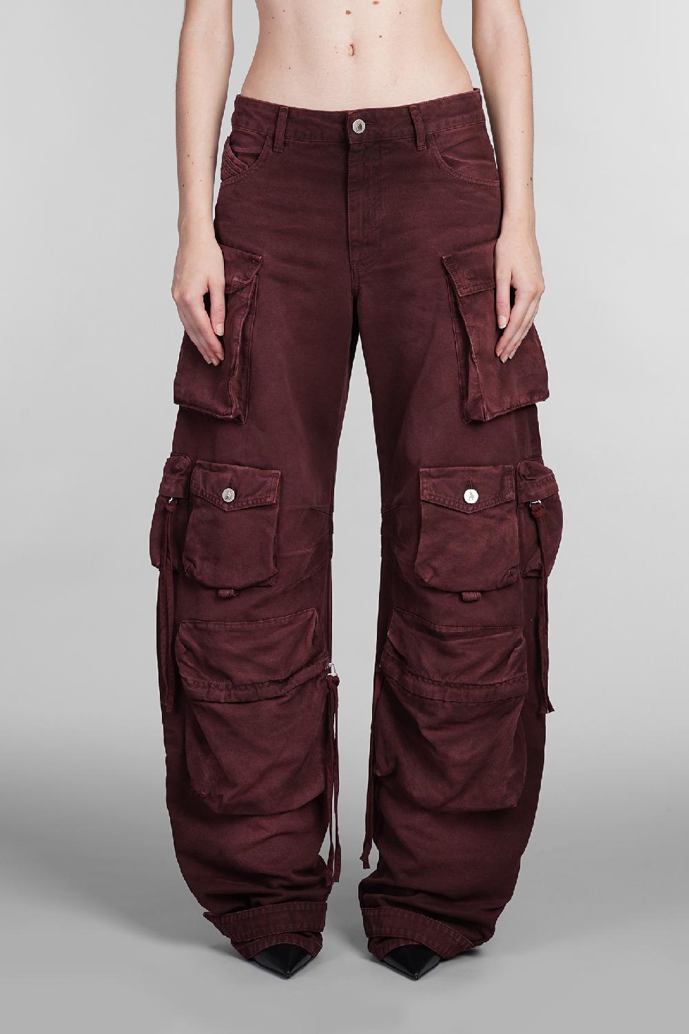 Deliberti The Attico Jeans fern in cotone bordeaux cod. 402022 - Deliberti The Luxury Shopping