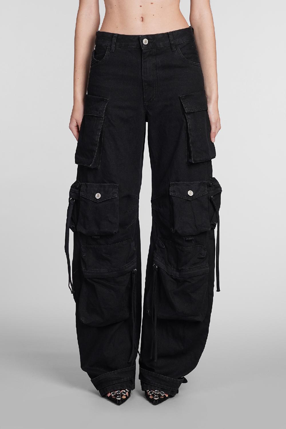 Deliberti The Attico Jeans fern in cotone nero cod. 391858 - Deliberti The Luxury Shopping