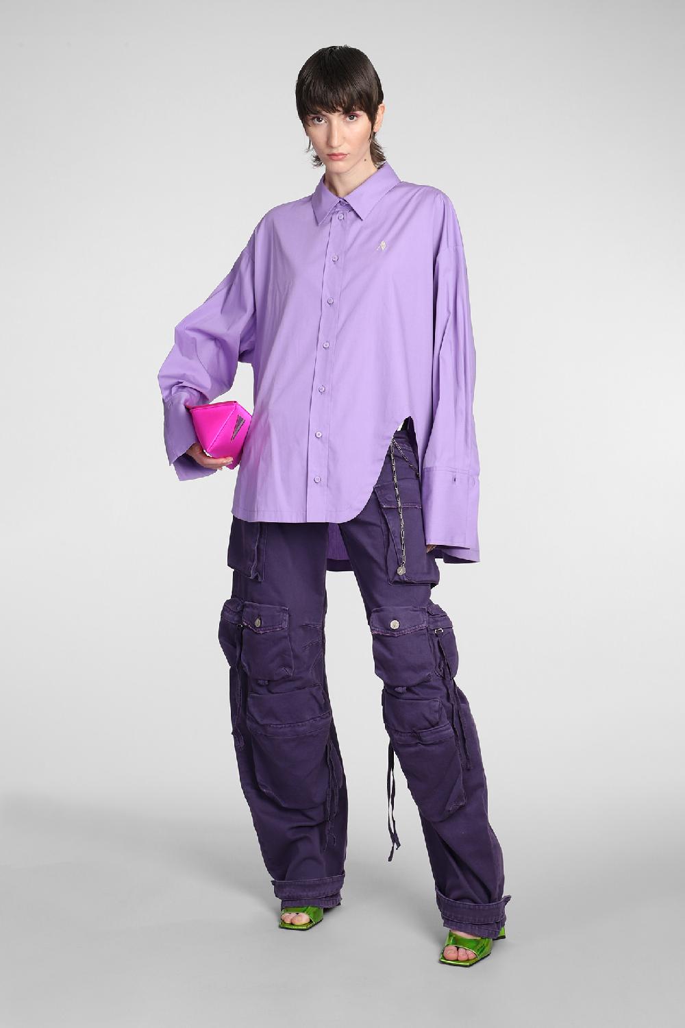 Deliberti The Attico Jeans Fern In Cotone Viola Cod. 381541 - Deliberti The Luxury Shopping