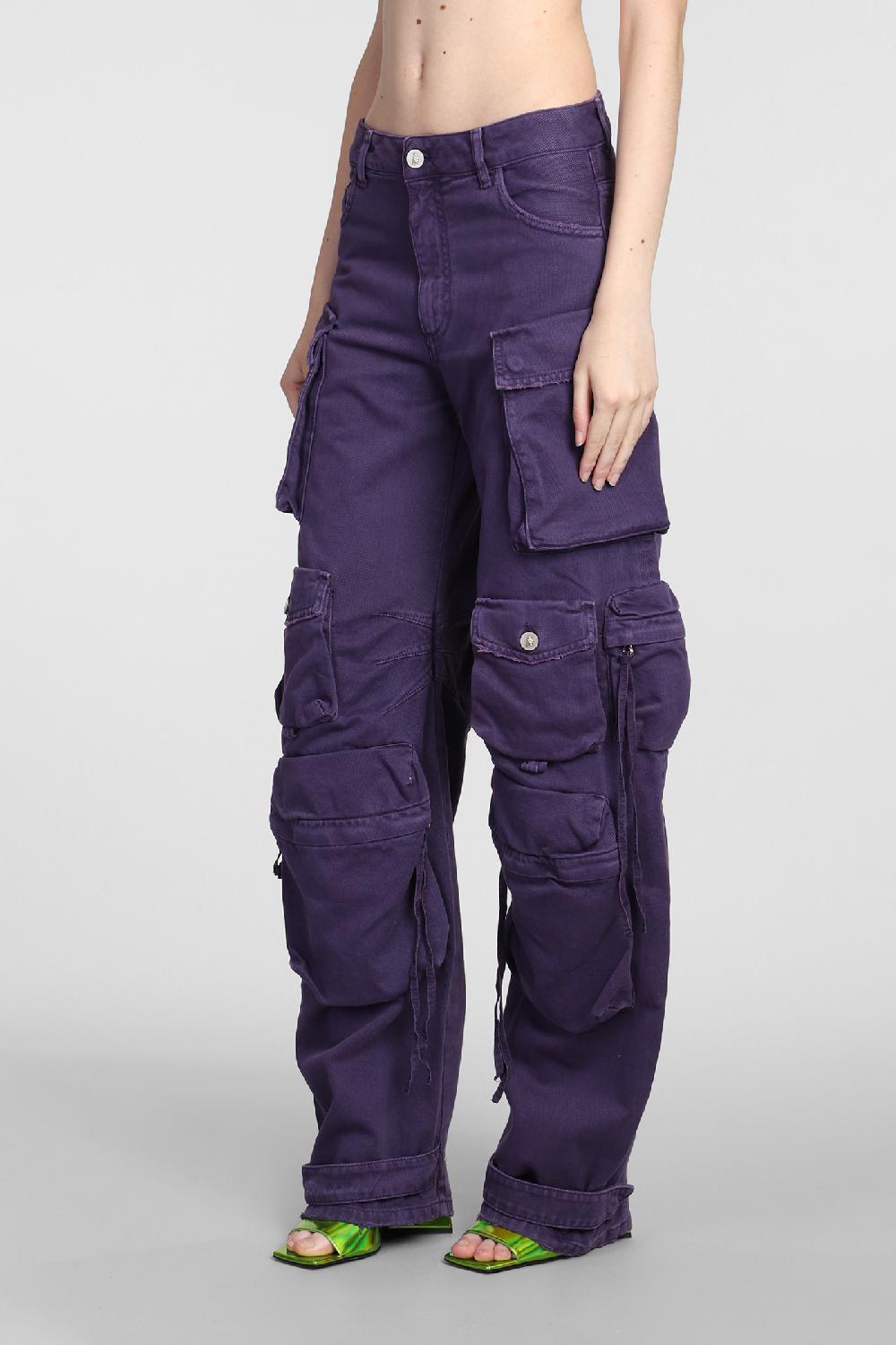 Deliberti The Attico Jeans Fern In Cotone Viola Cod. 381541 - Deliberti The Luxury Shopping