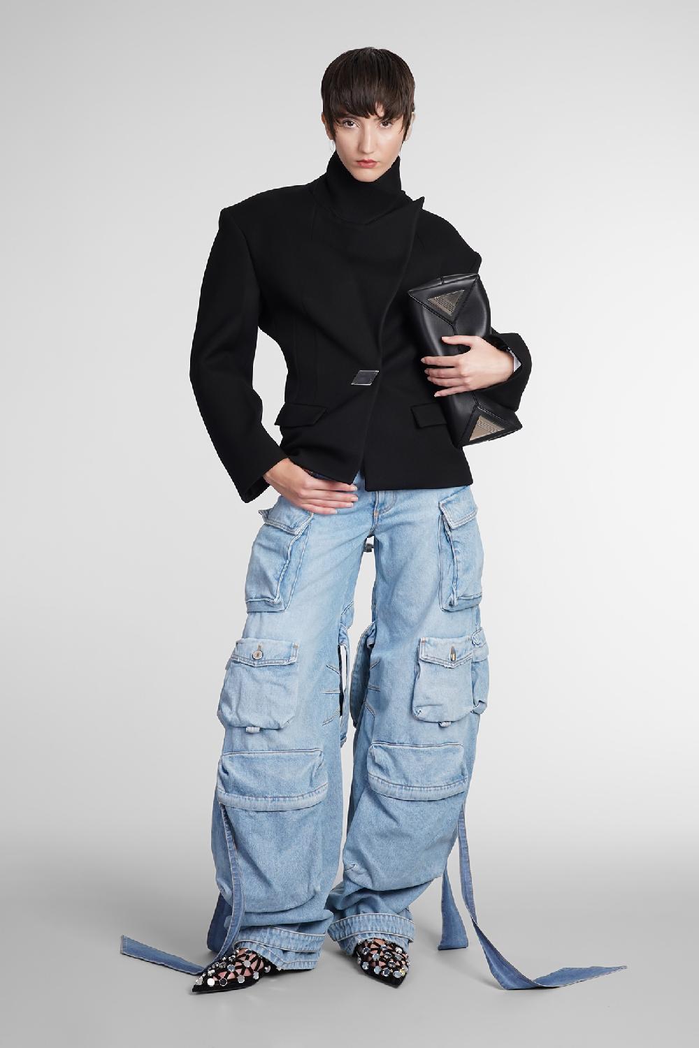 Deliberti The Attico Jeans In Cotone Blu Cod. 387819 - Deliberti The Luxury Shopping