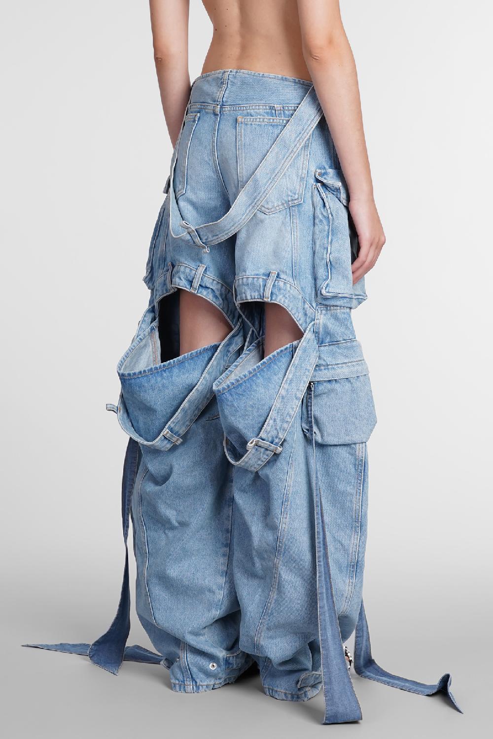 Deliberti The Attico Jeans In Cotone Blu Cod. 387819 - Deliberti The Luxury Shopping