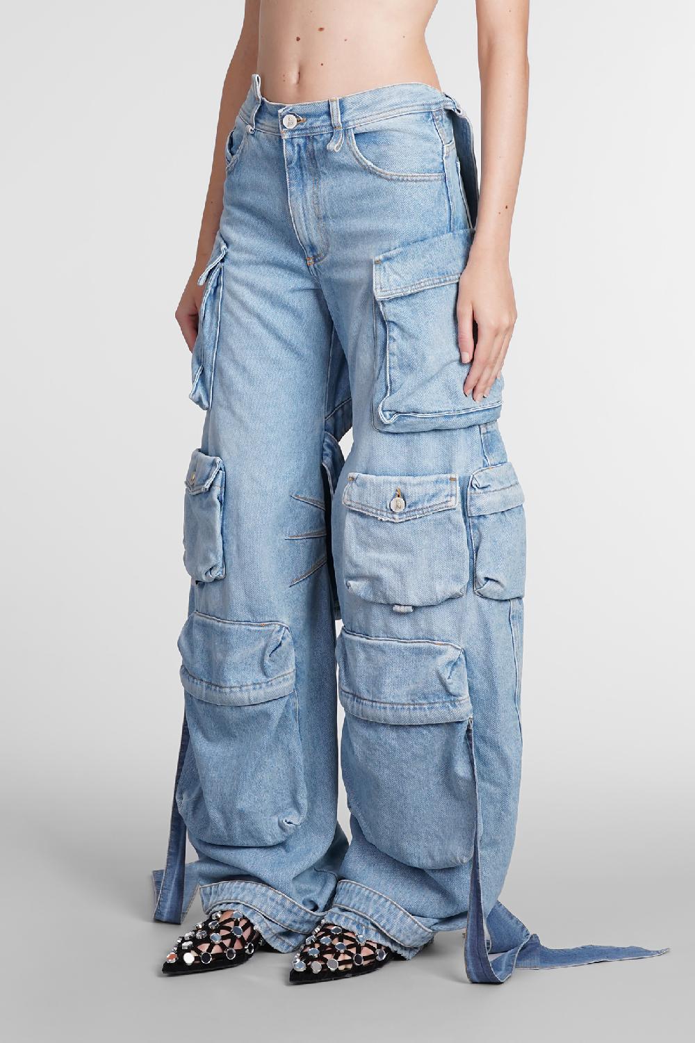 Deliberti The Attico Jeans In Cotone Blu Cod. 387819 - Deliberti The Luxury Shopping