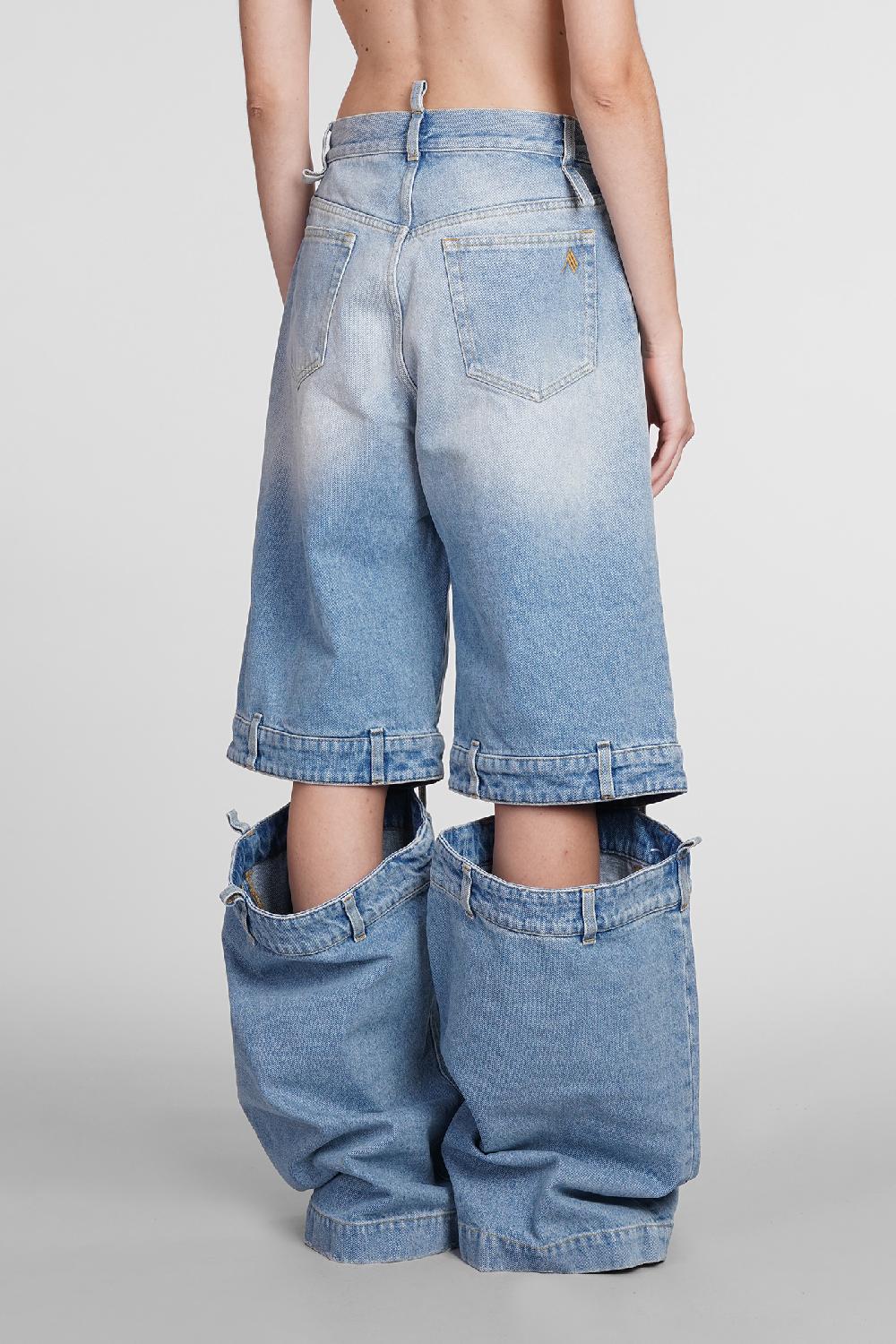 Deliberti The Attico Jeans In Cotone Blu Cod. 392181 - Deliberti The Luxury Shopping