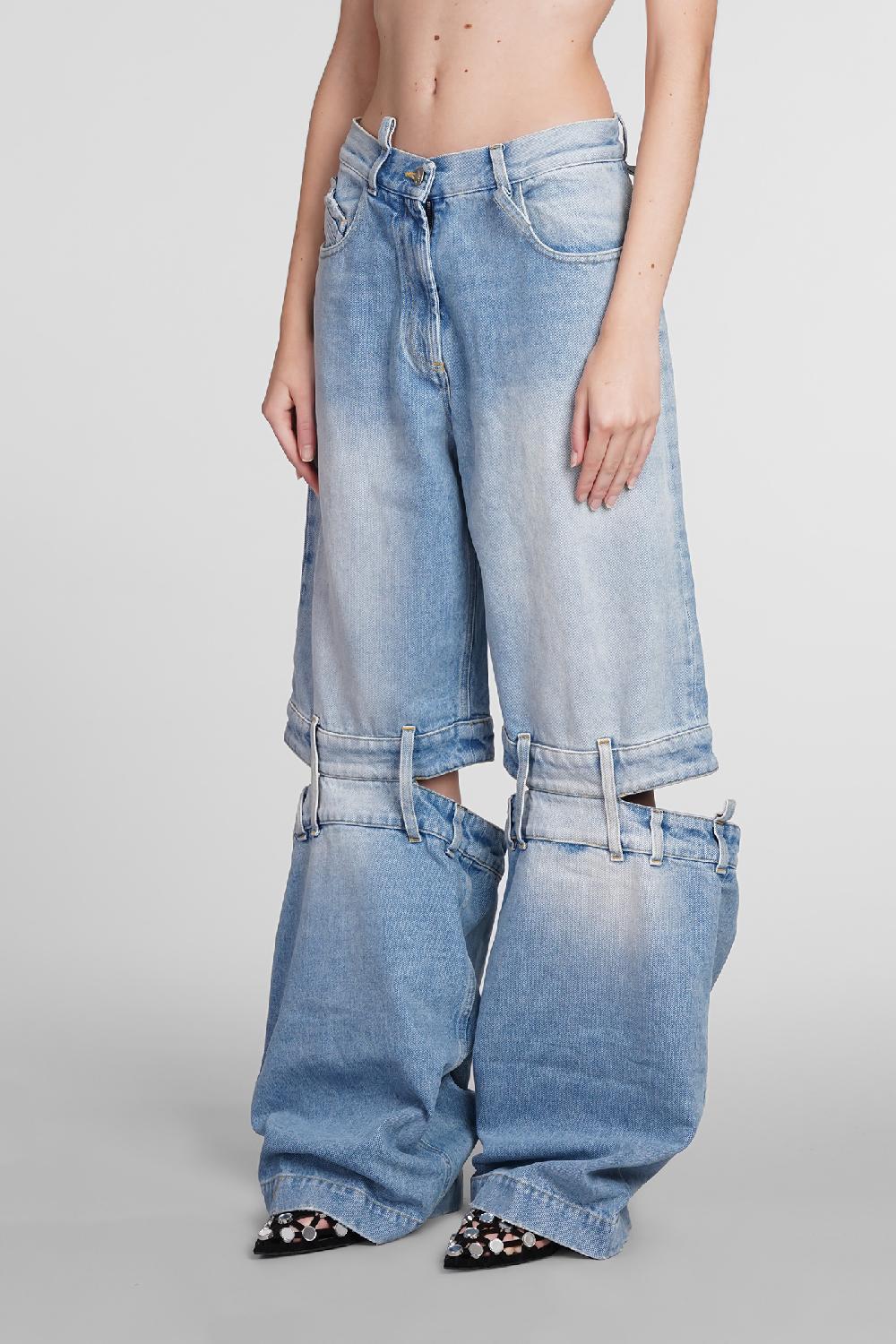 Deliberti The Attico Jeans In Cotone Blu Cod. 392181 - Deliberti The Luxury Shopping